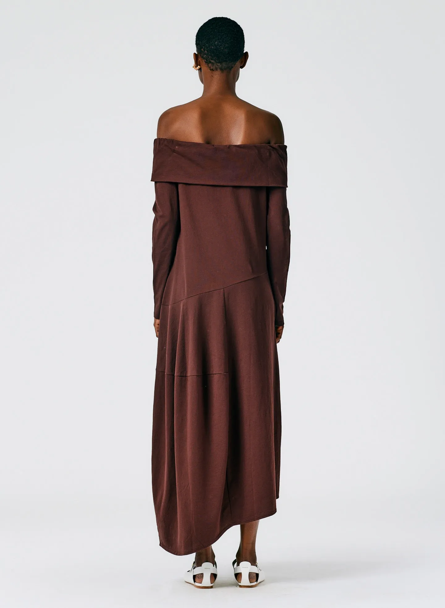 Off The Shoulder T-Shirt Dress sold by Tibi product image thumbnail 4