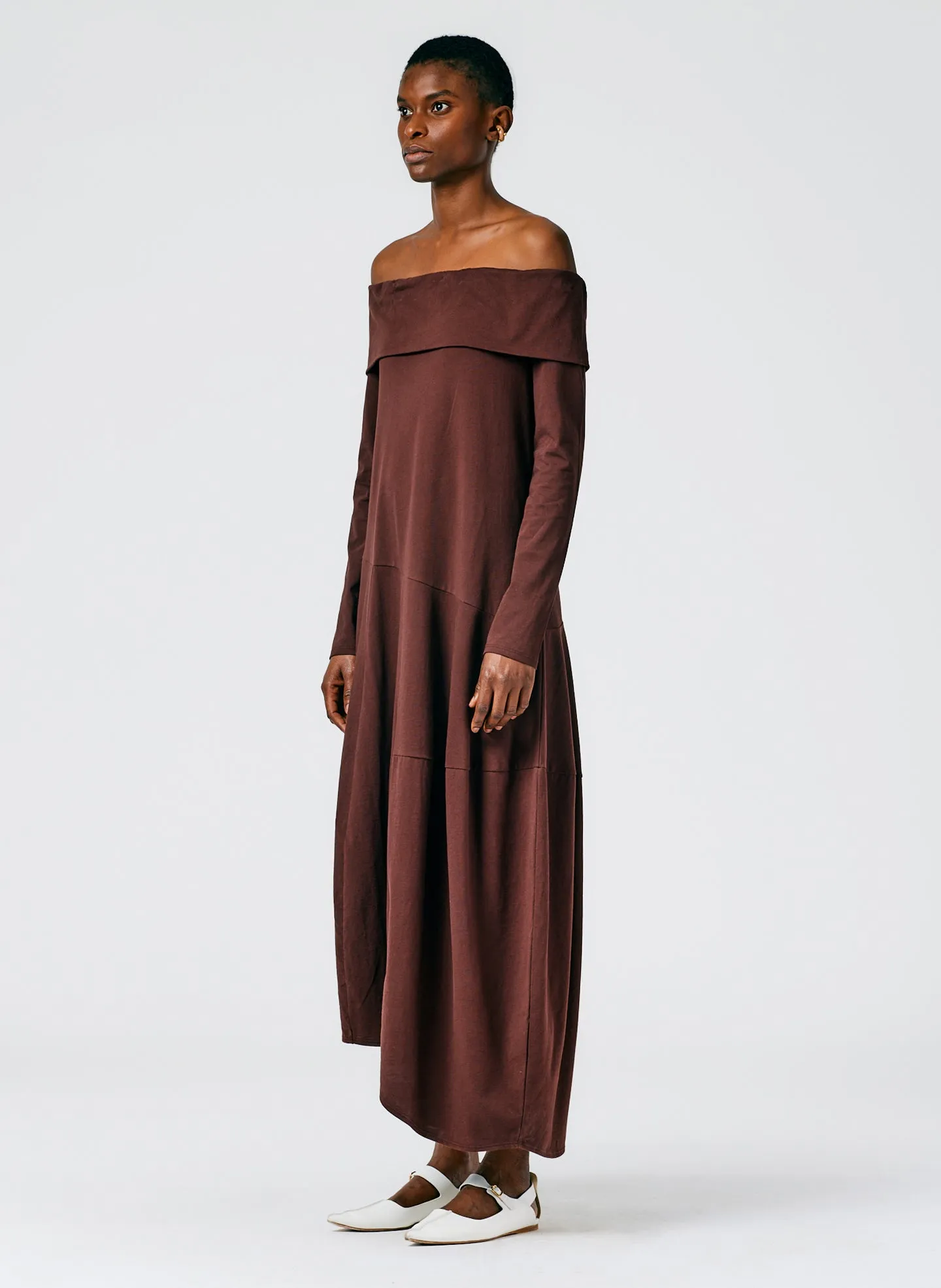 Off The Shoulder T-Shirt Dress sold by Tibi product image thumbnail 3