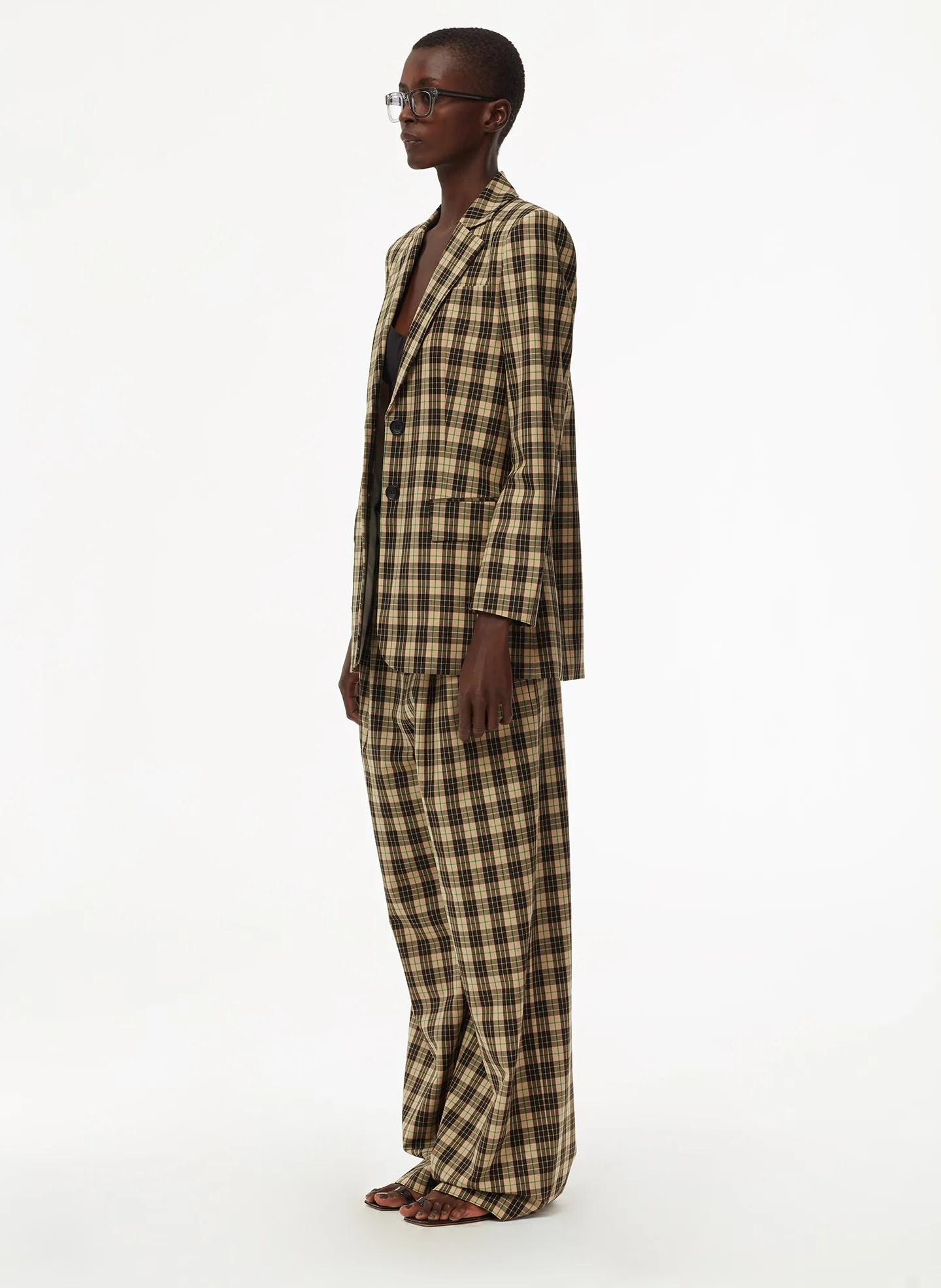 Tristan Plaid Blazer sold by Tibi product image thumbnail 3