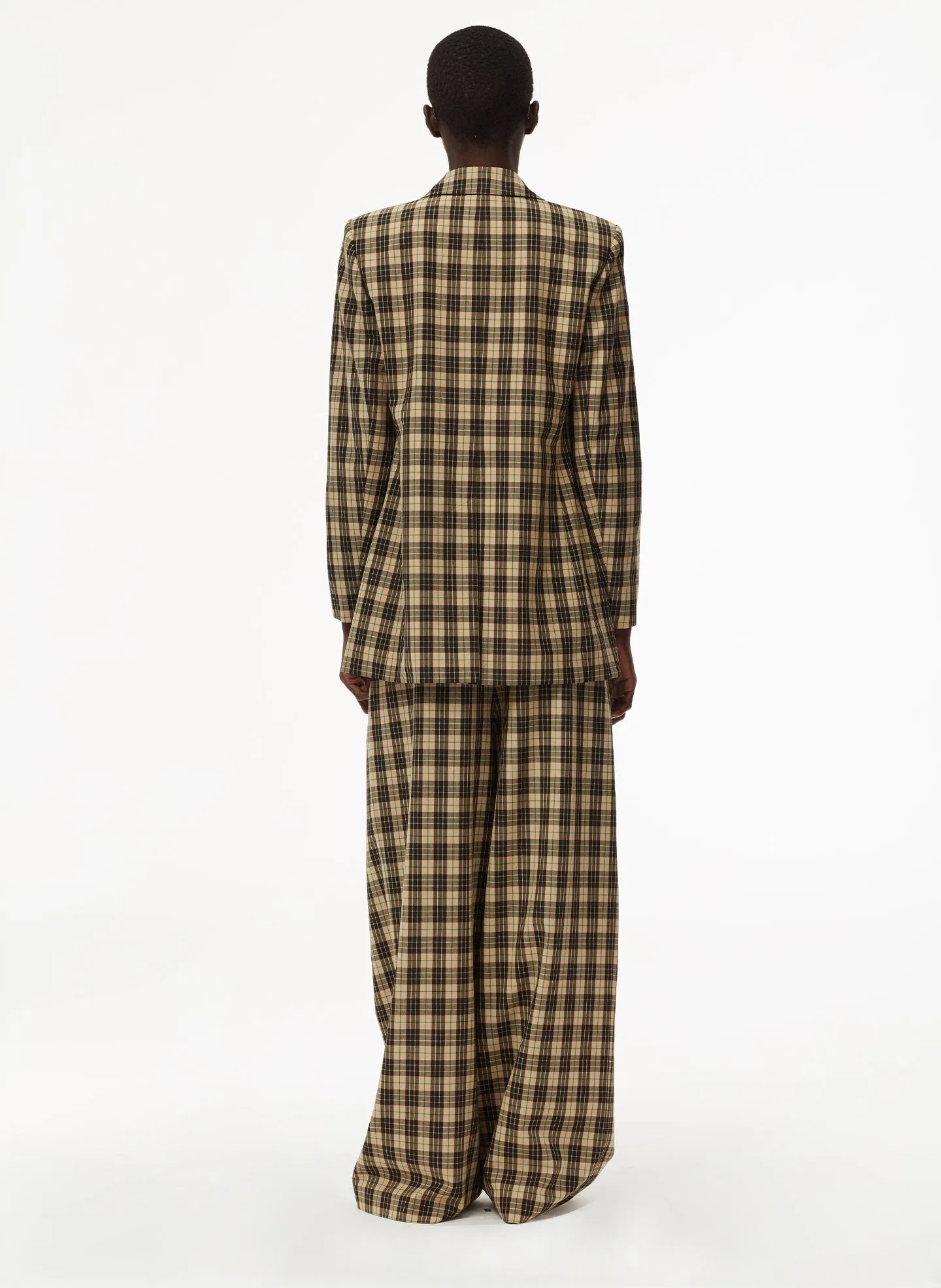 Tristan Plaid Blazer sold by Tibi product image thumbnail 4