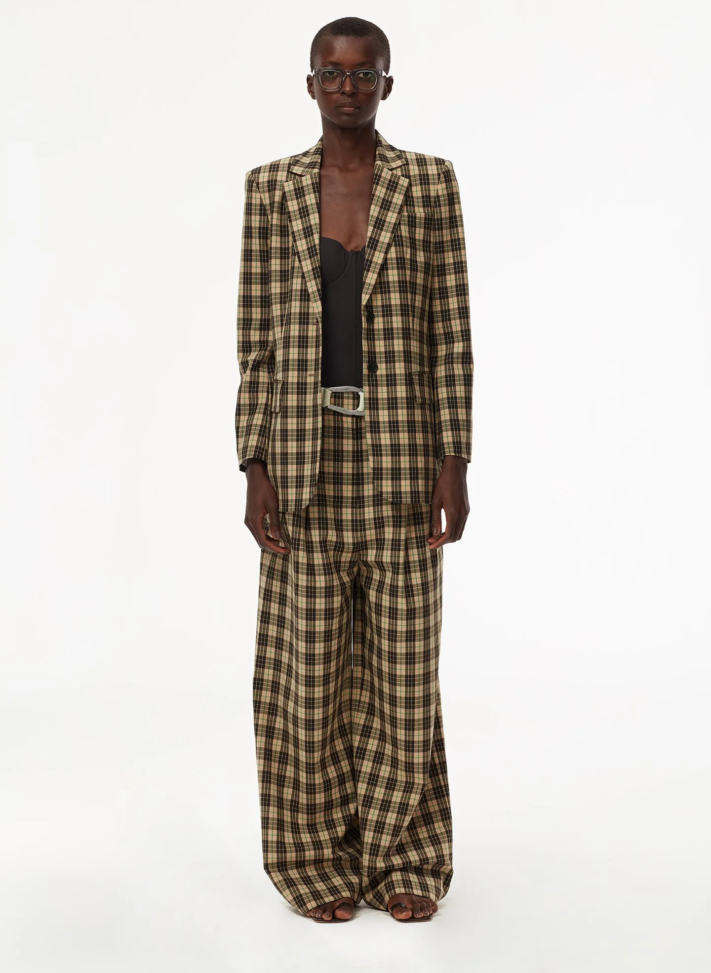 Tristan Plaid Blazer sold by Tibi product image thumbnail 2