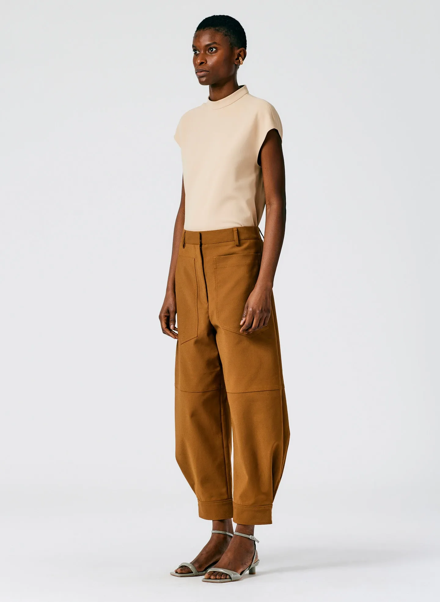 City Stretch Sculpted Pant sold by Tibi product image thumbnail 3