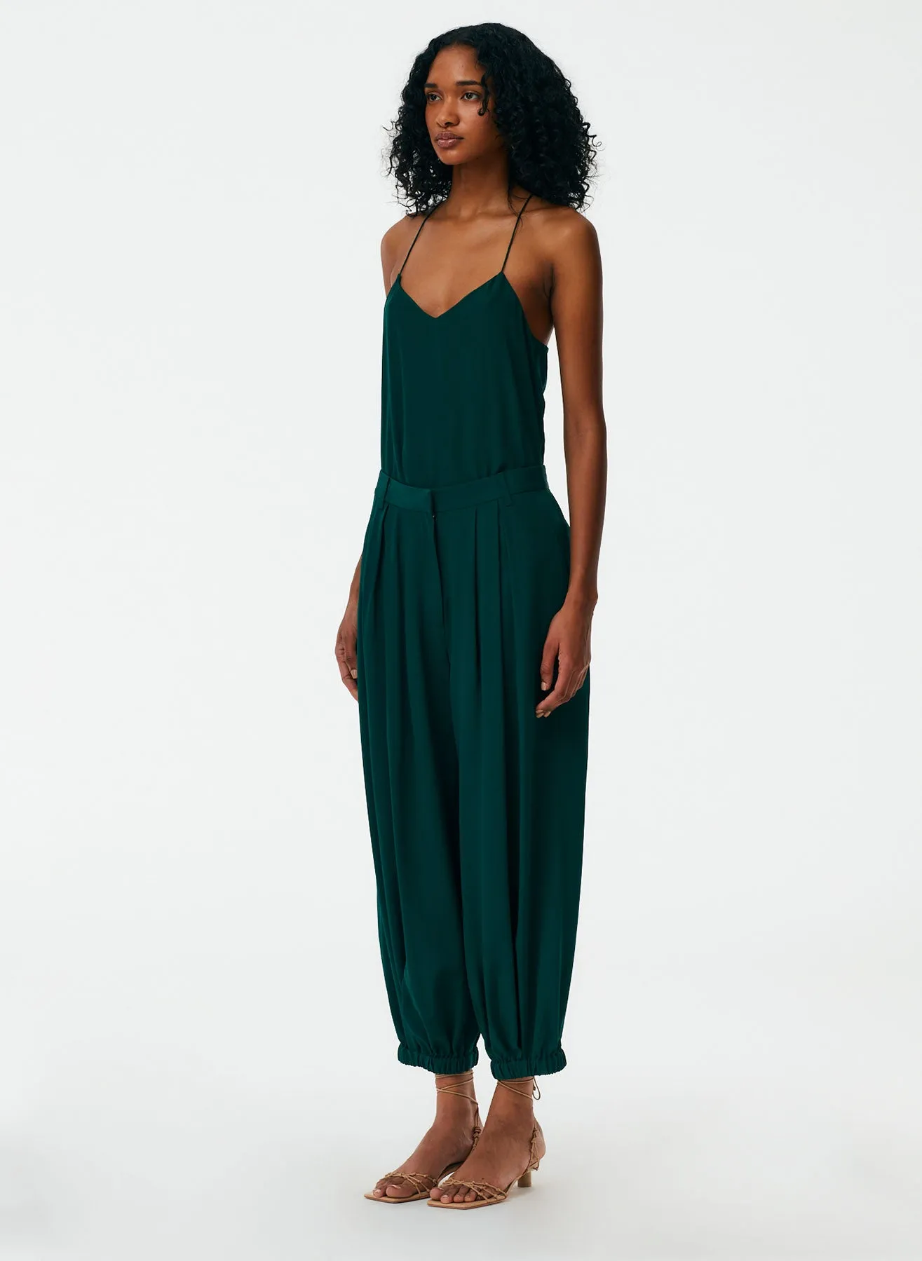 Eco Silk Pleated Balloon Pant sold by Tibi product image thumbnail 3