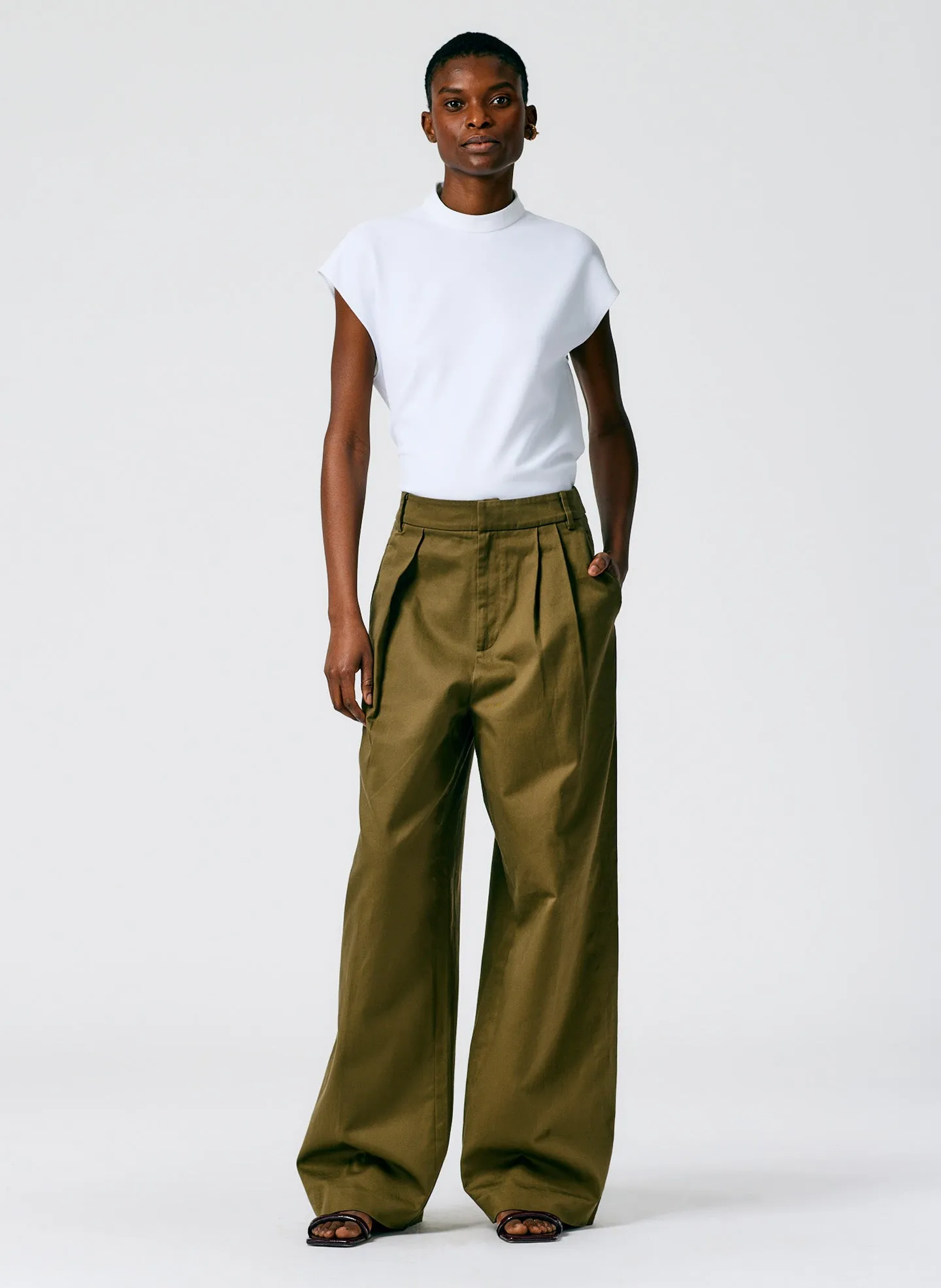Harrison Chino Stella Pant sold by Tibi