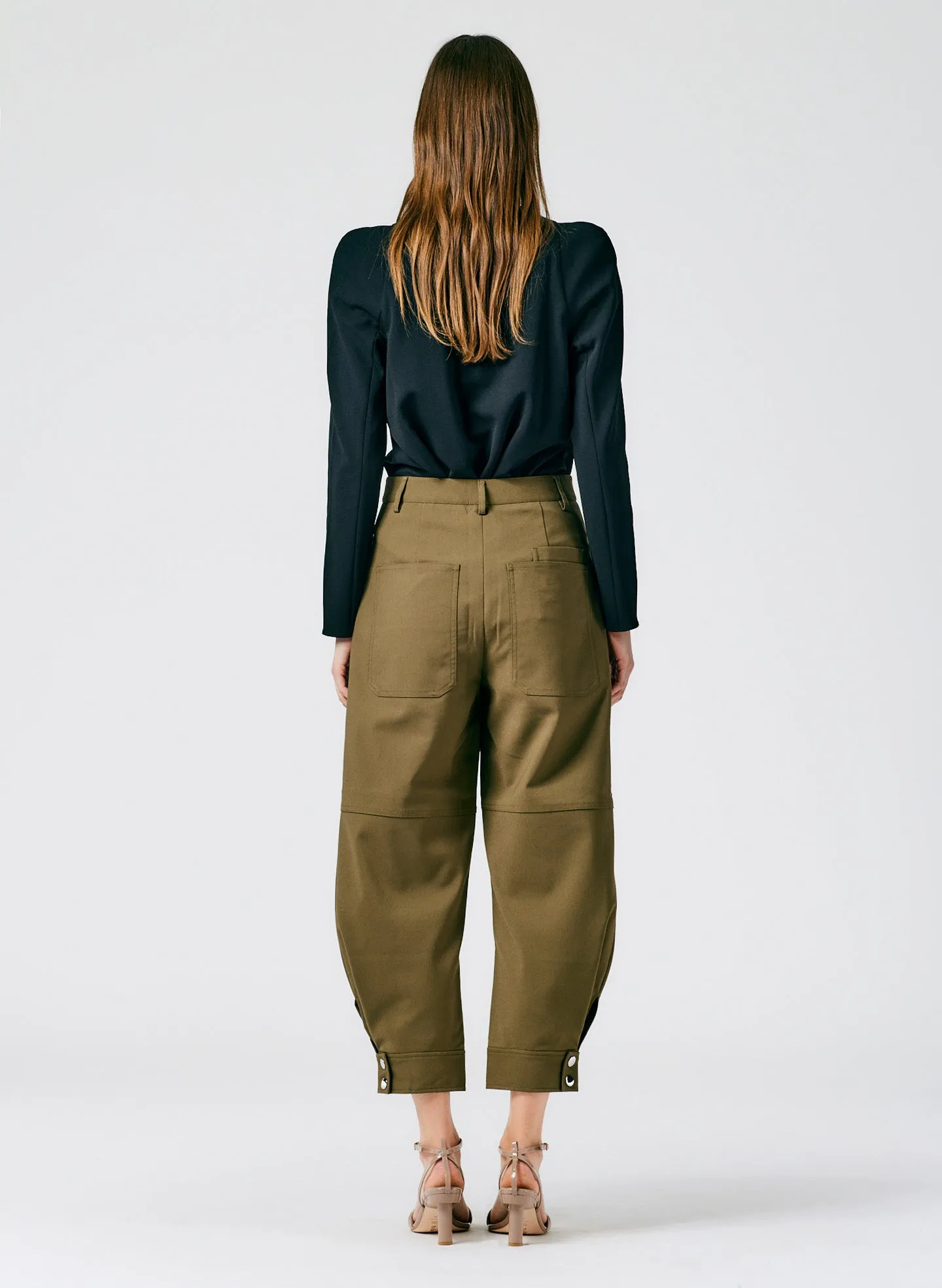 City Stretch Sculpted Pant sold by Tibi product image thumbnail 4