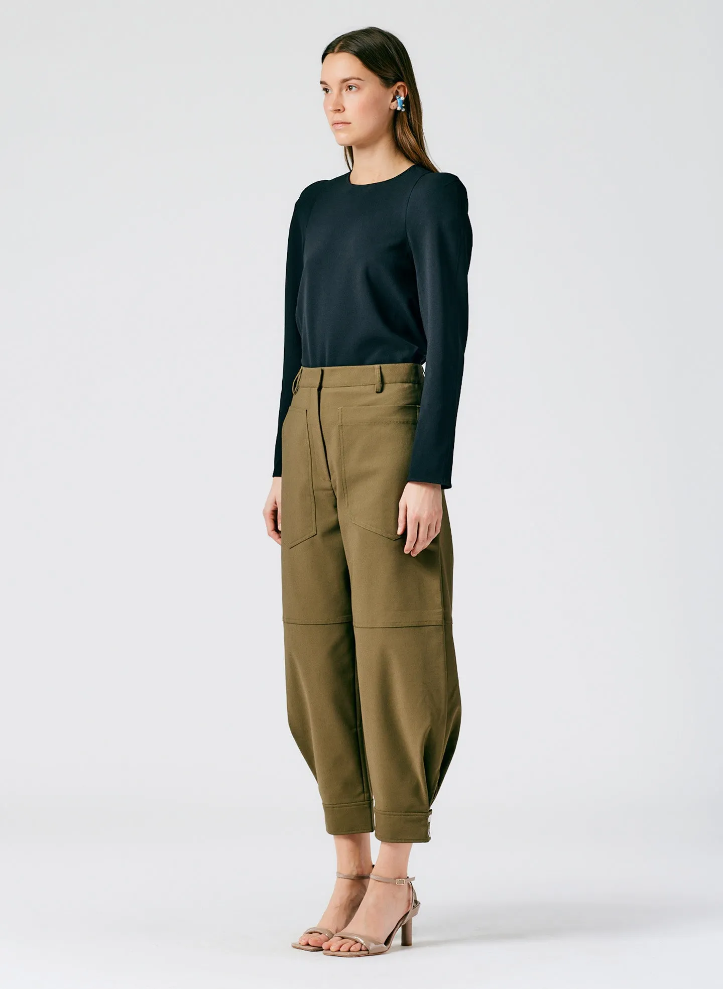 City Stretch Sculpted Pant sold by Tibi product image thumbnail 3