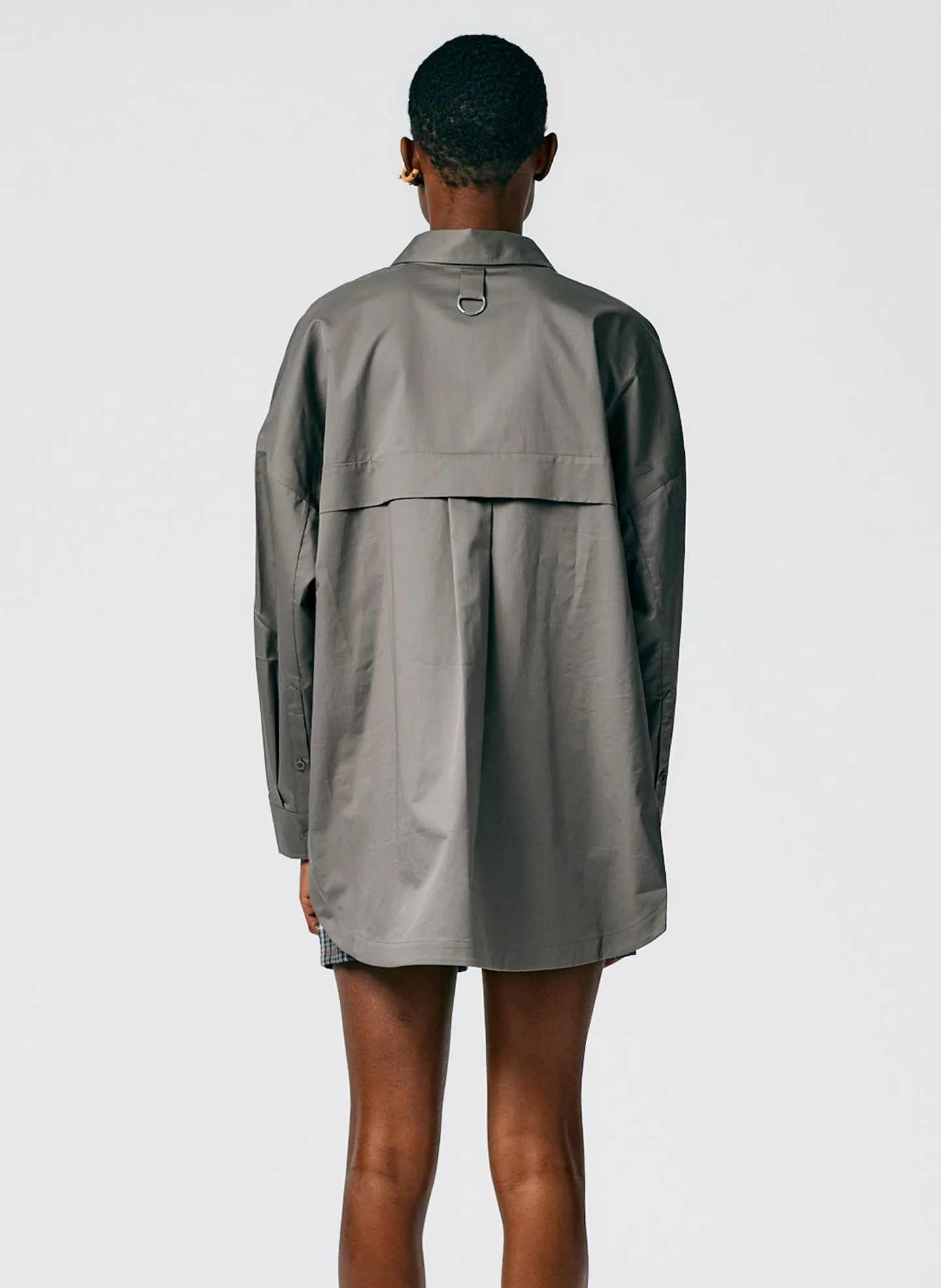 Eco Poplin Oversized Shirt sold by Tibi product image thumbnail 4