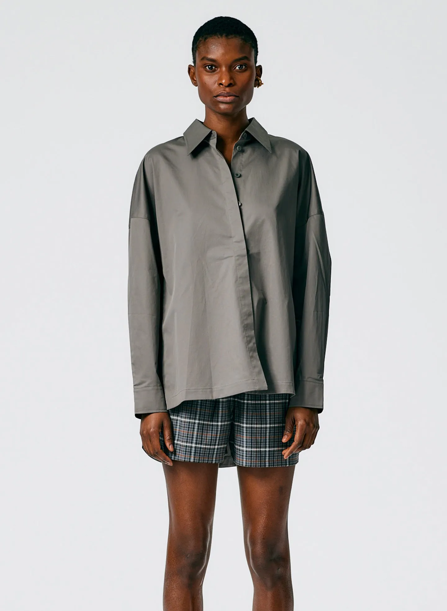 Eco Poplin Oversized Shirt sold by Tibi product image thumbnail 2