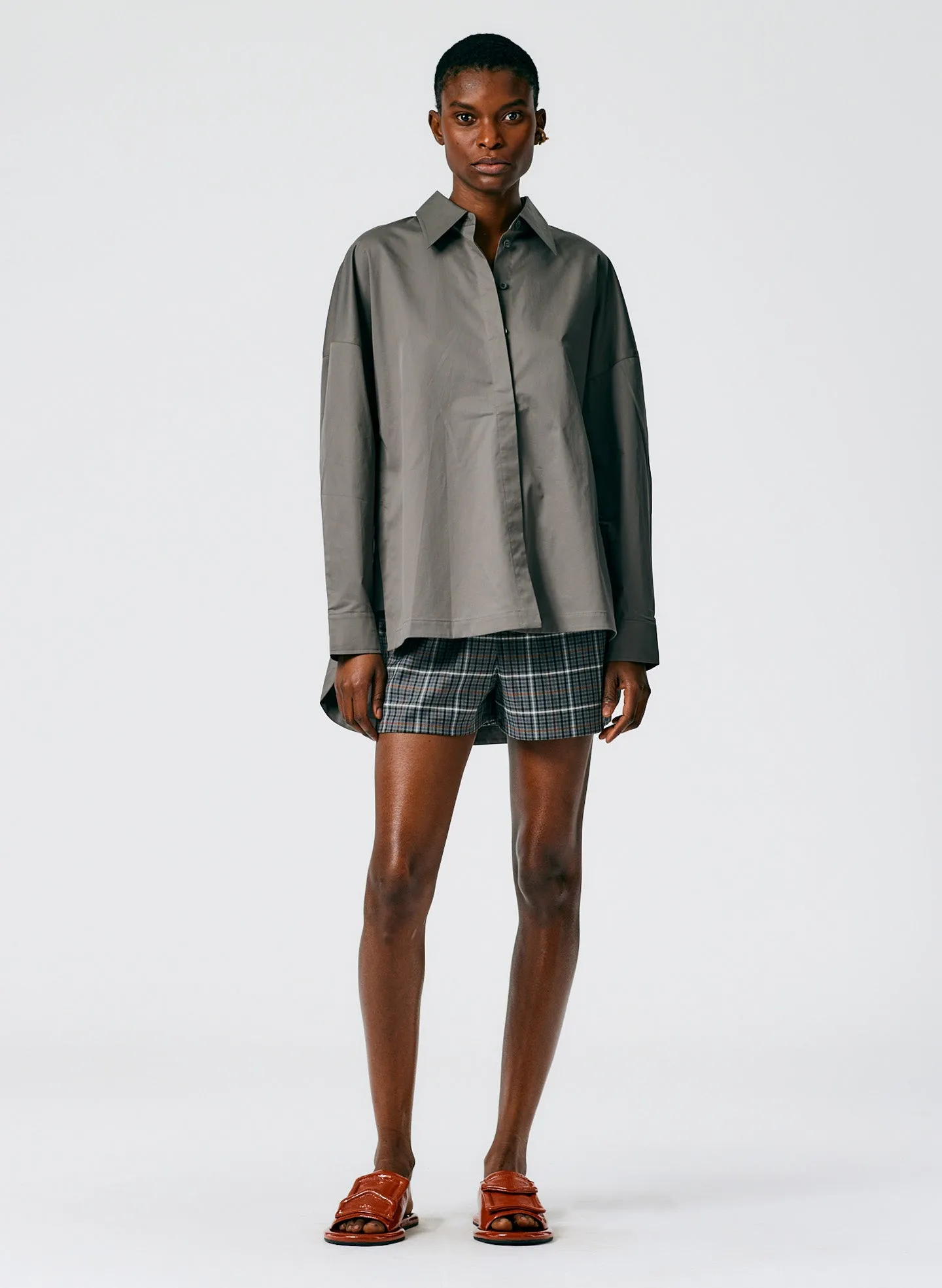 Eco Poplin Oversized Shirt sold by Tibi