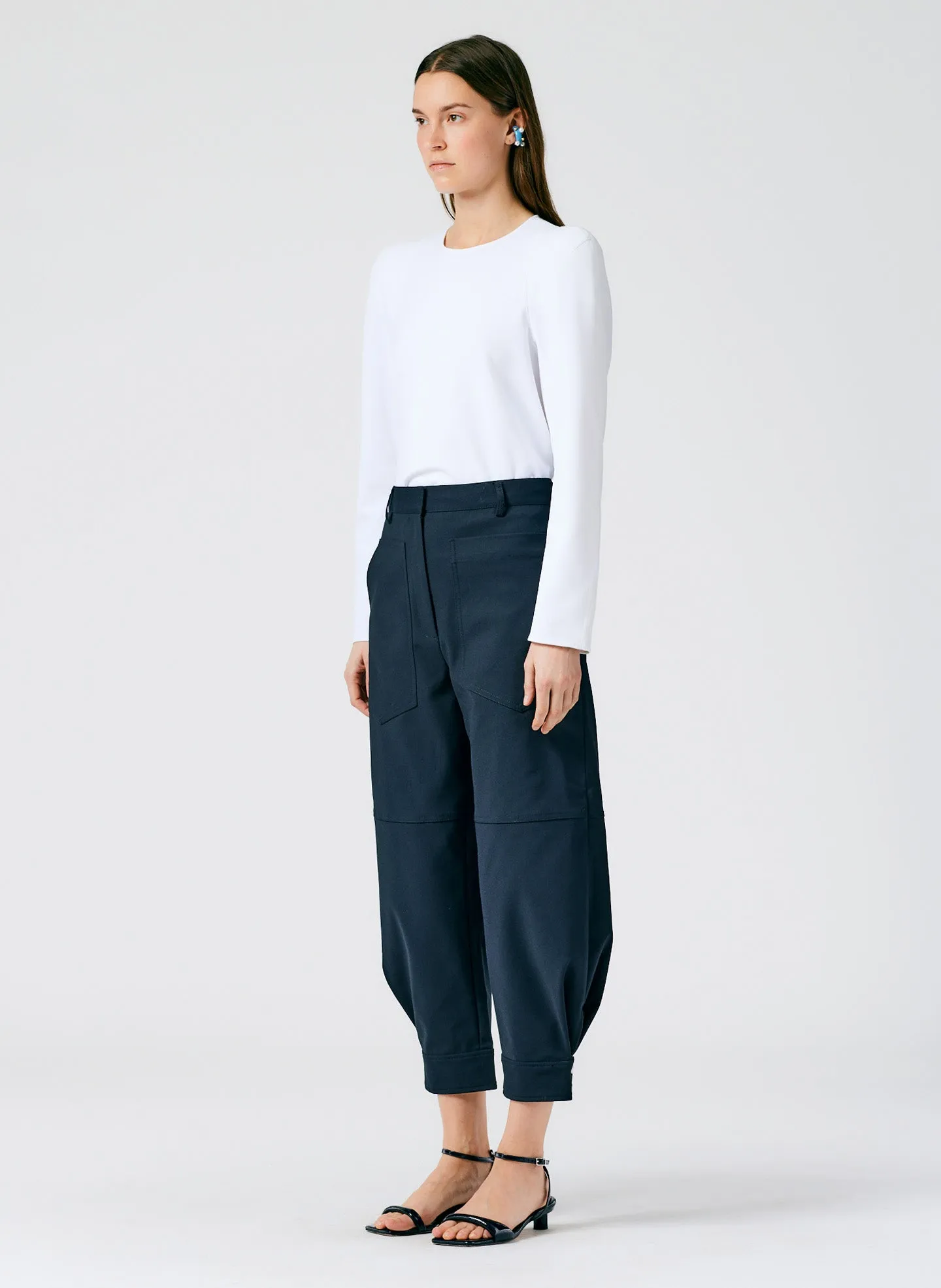 City Stretch Sculpted Pant sold by Tibi product image thumbnail 3