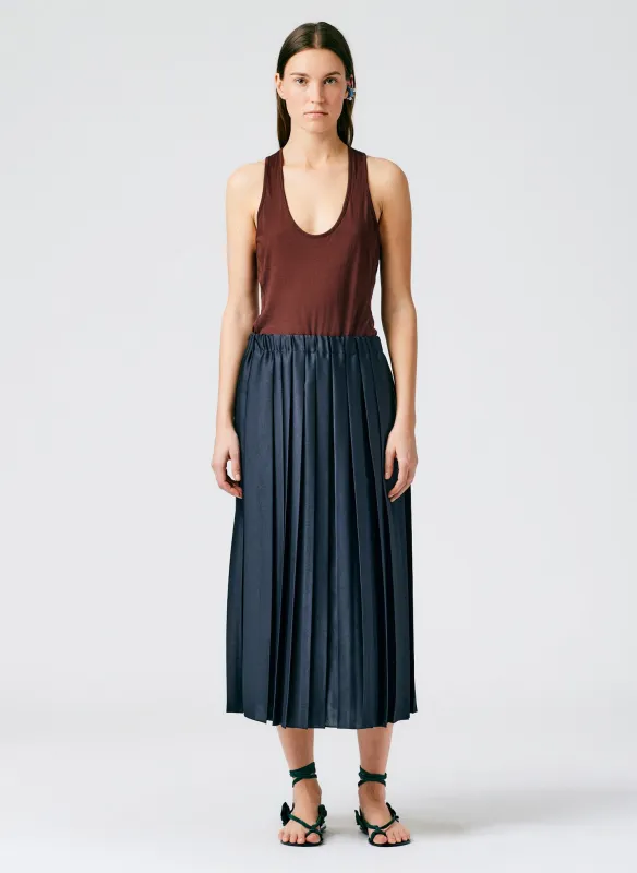 Feather Weight Pleated Pull On Skirt sold by Tibi