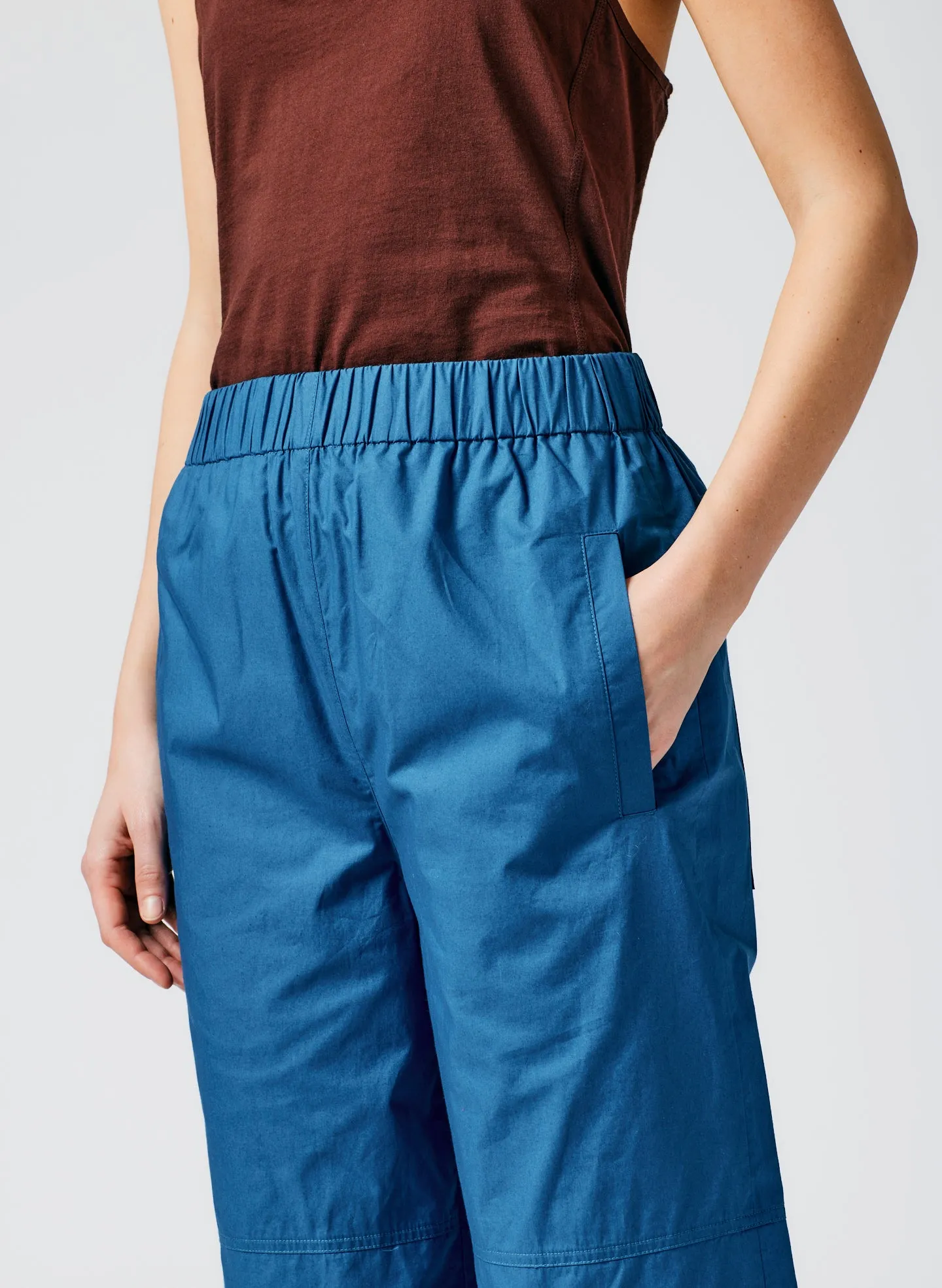 Vintage Cotton Pull On Sculpted Jogger sold by Tibi product image thumbnail 5