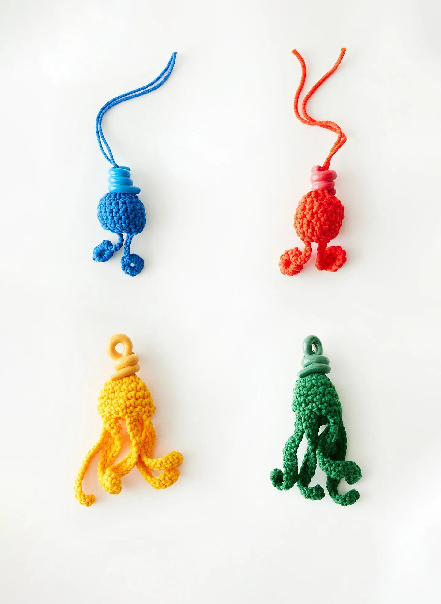 Amico Crochet Charms - Set of 4 sold by Tibi product image thumbnail 2