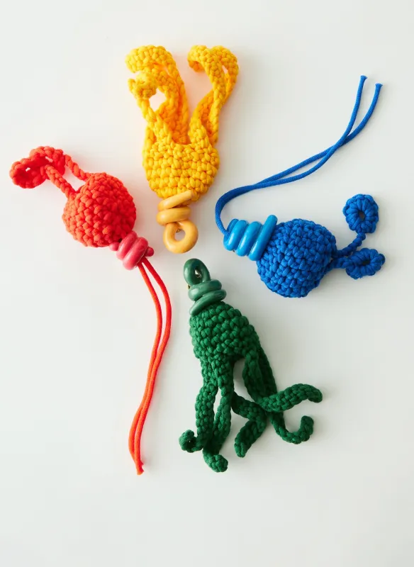 Amico Crochet Charms - Set of 4 made by Tibi