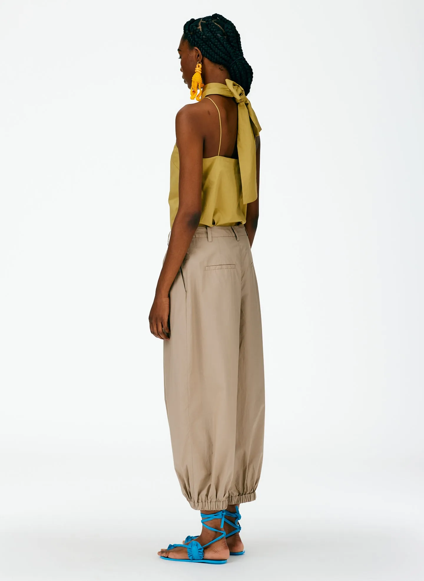 Vintage Cotton Pleated Balloon Pant sold by Tibi product image thumbnail 5