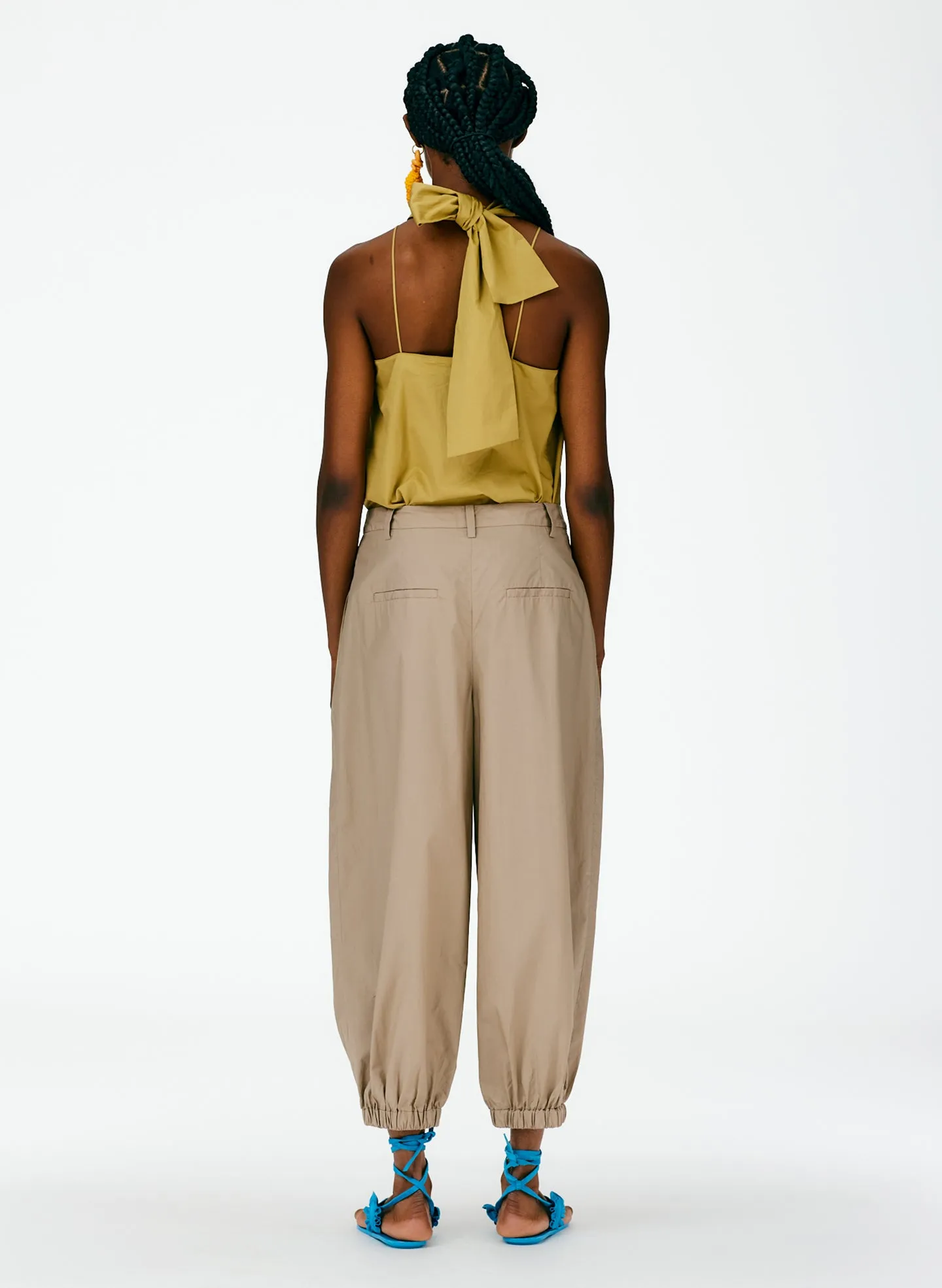 Vintage Cotton Pleated Balloon Pant sold by Tibi product image thumbnail 4