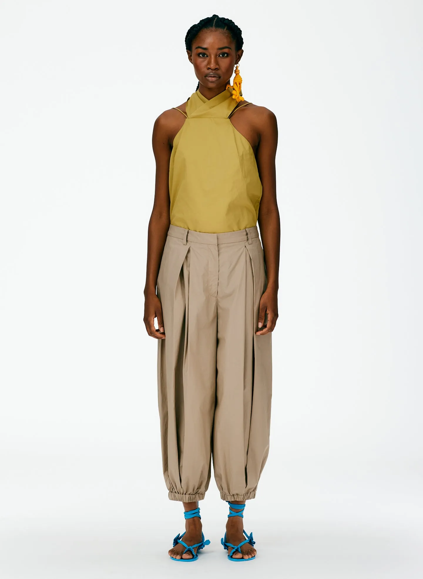 Vintage Cotton Pleated Balloon Pant sold by Tibi