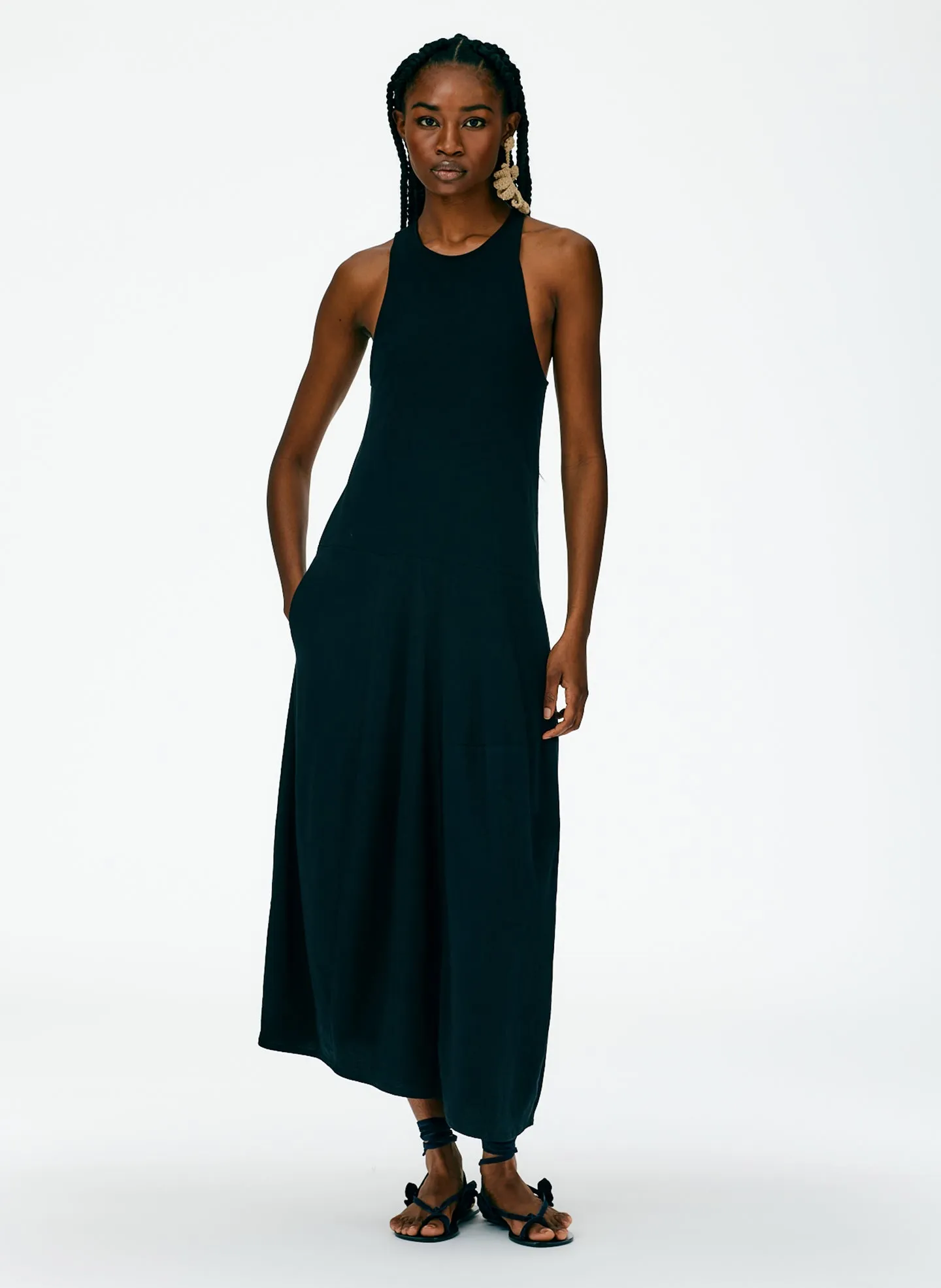 T-Shirt Sleeveless Dress sold by Tibi product image thumbnail 5