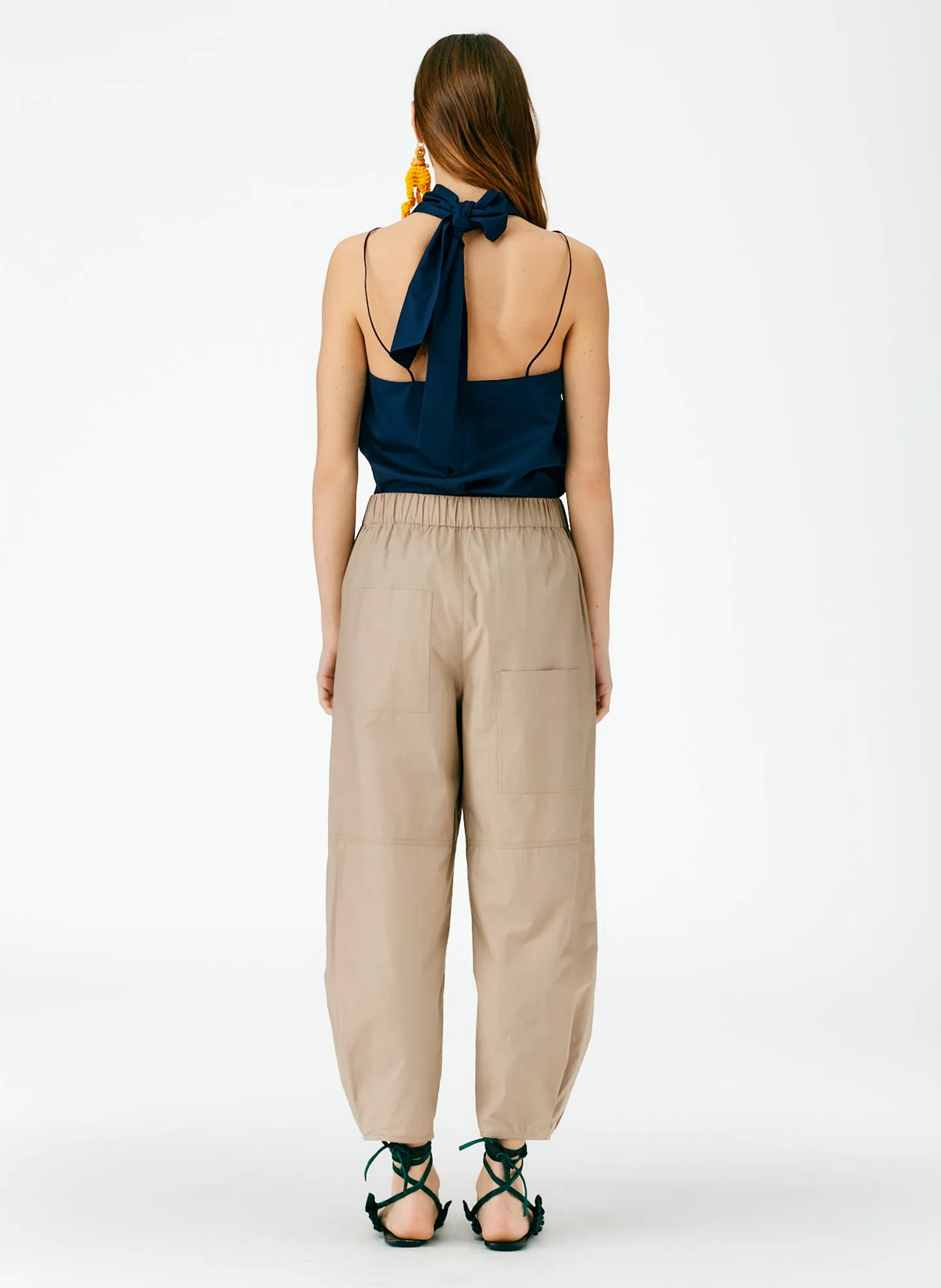 Vintage Cotton Pull On Sculpted Jogger sold by Tibi product image thumbnail 4