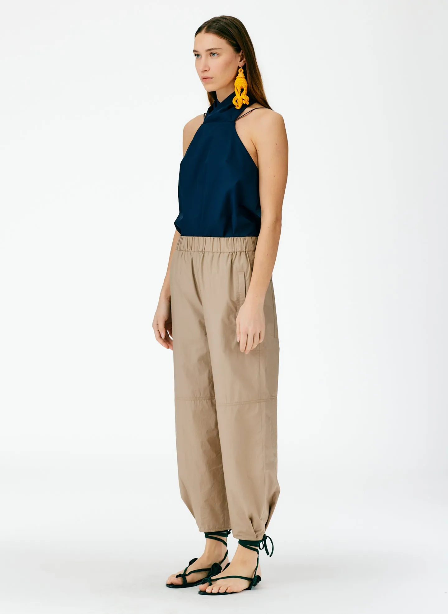 Vintage Cotton Pull On Sculpted Jogger sold by Tibi product image thumbnail 2