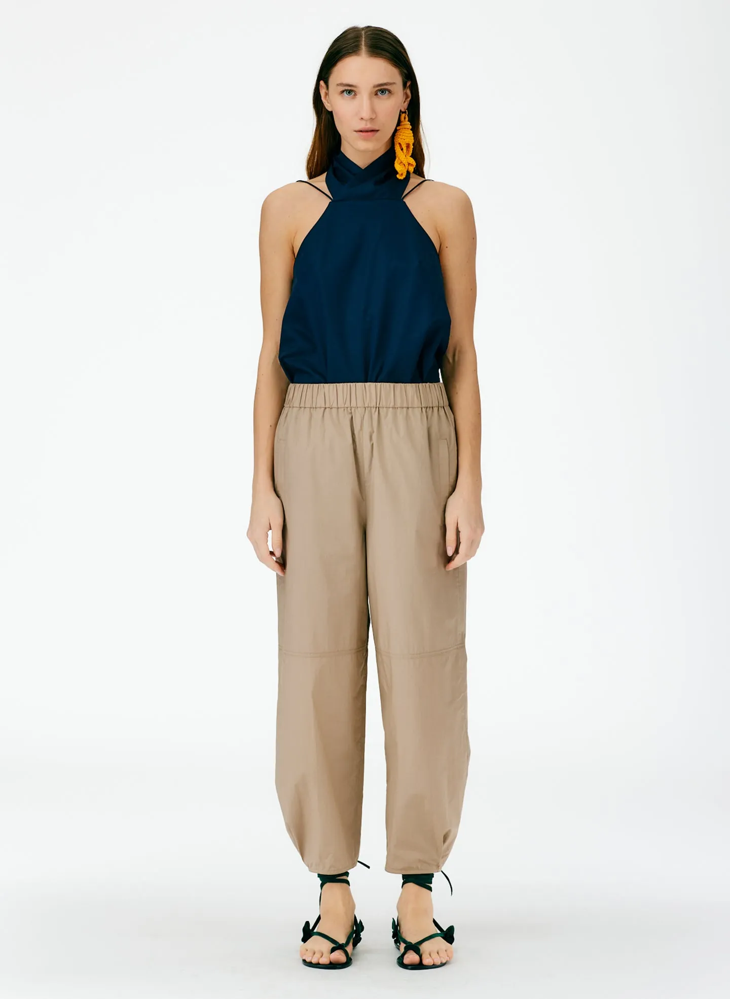 Vintage Cotton Pull On Sculpted Jogger sold by Tibi