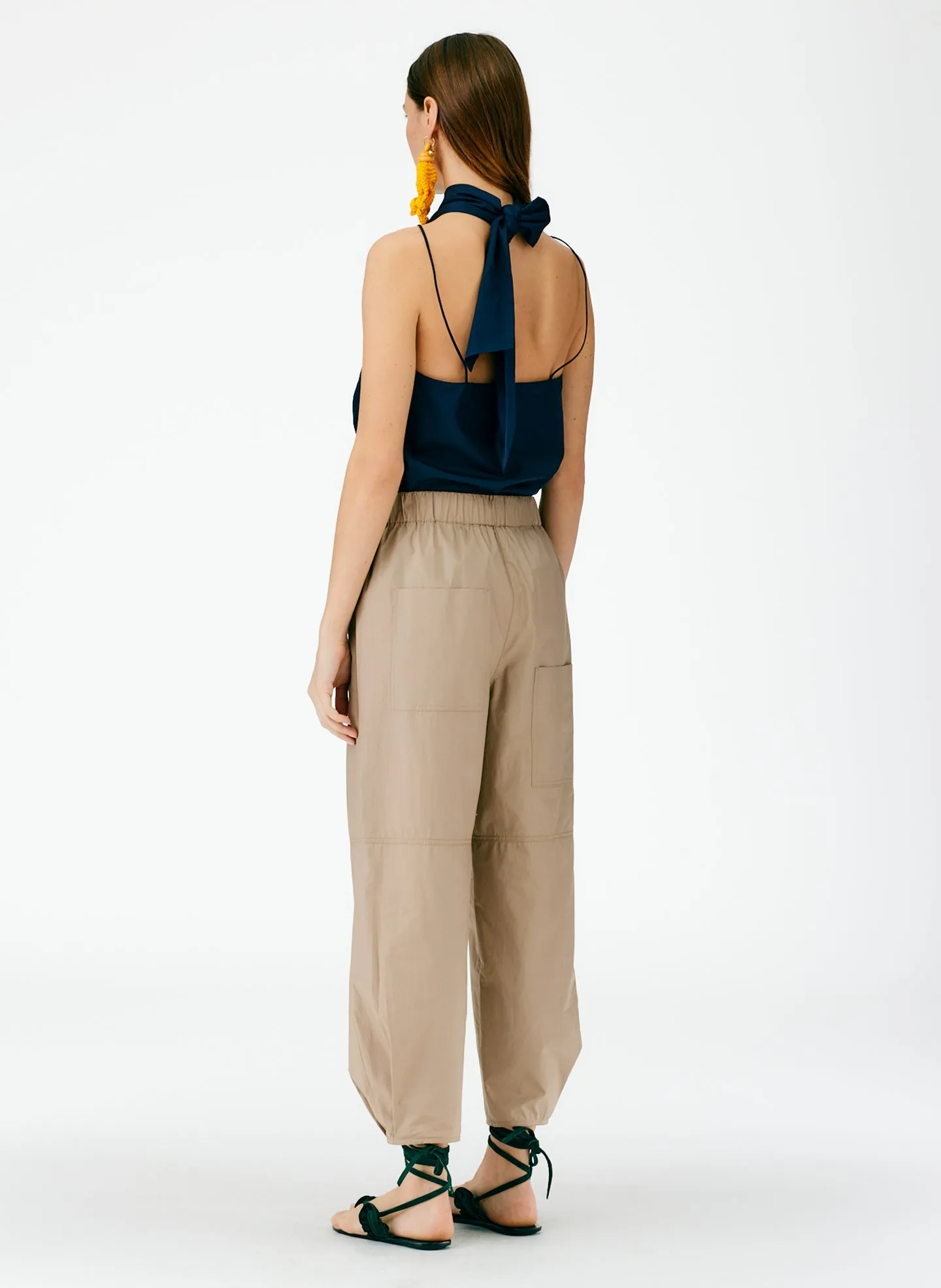 Vintage Cotton Pull On Sculpted Jogger sold by Tibi product image thumbnail 3