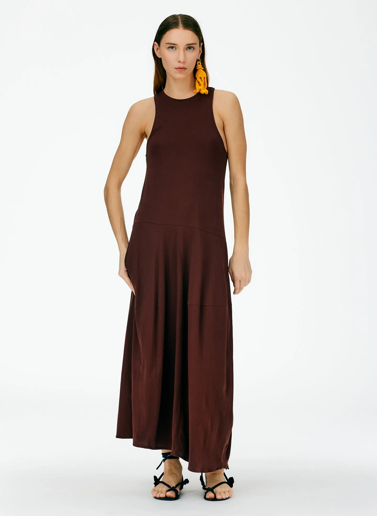 T-Shirt Sleeveless Dress sold by Tibi product image thumbnail 5