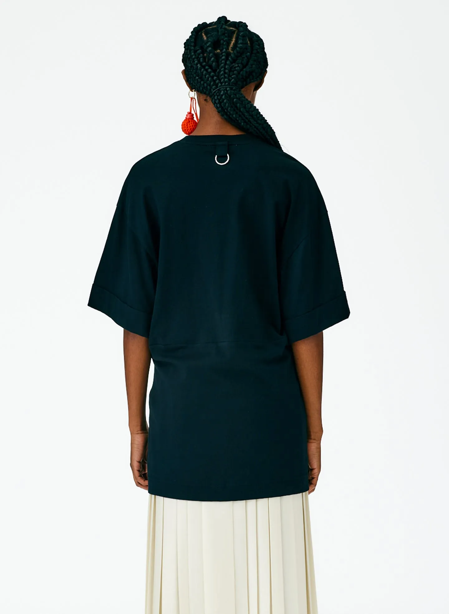 T-Shirting Rolled Sleeve Tunic sold by Tibi product image thumbnail 5