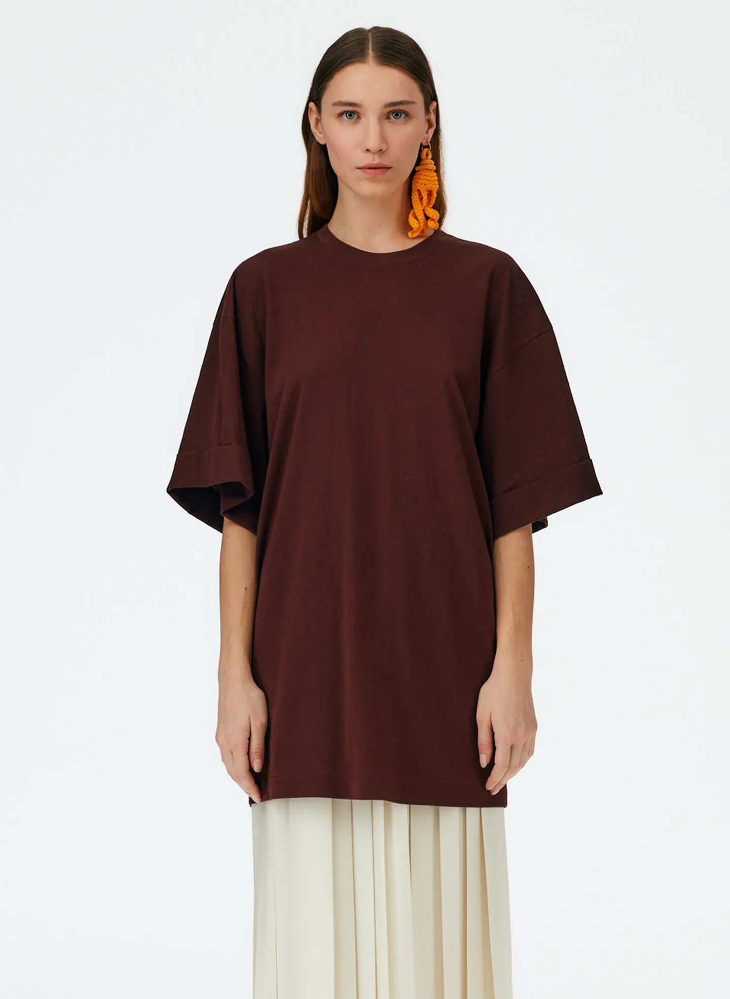 T-Shirting Rolled Sleeve Tunic sold by Tibi