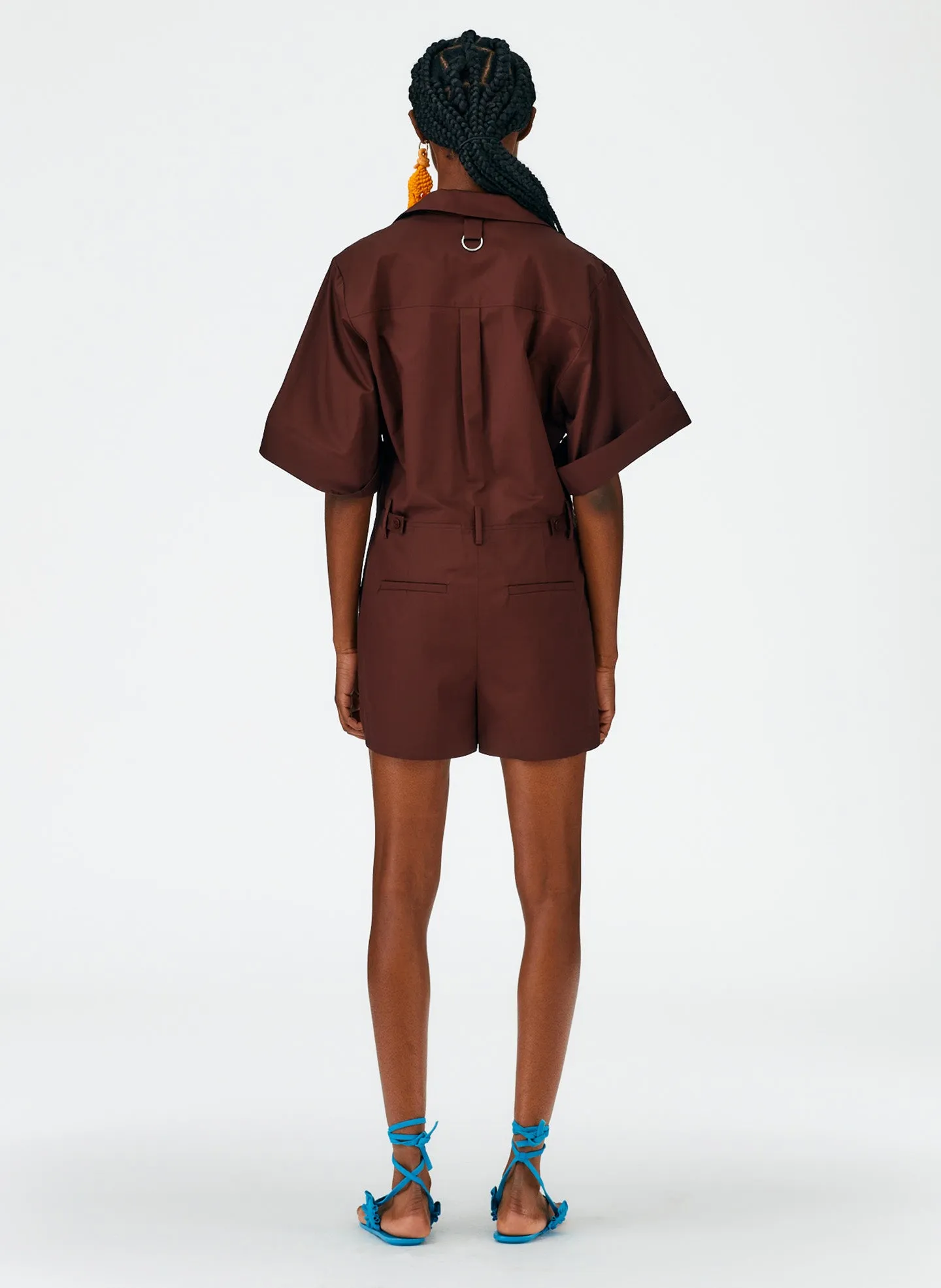 Eco Poplin Short Jumpsuit sold by Tibi product image thumbnail 4