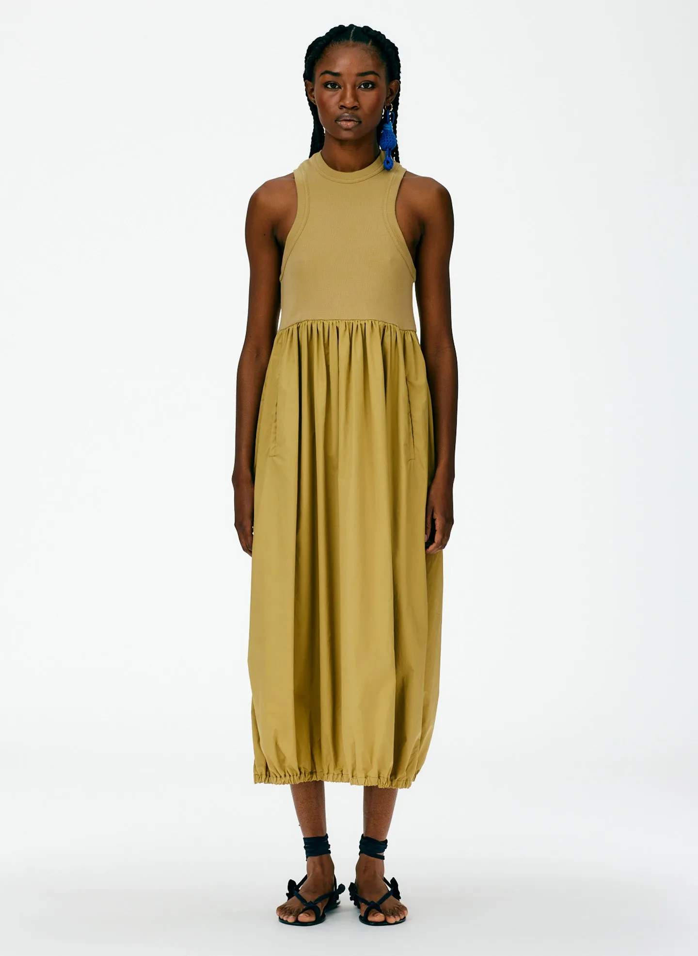 Ribbed Tank Balloon Dress sold by Tibi