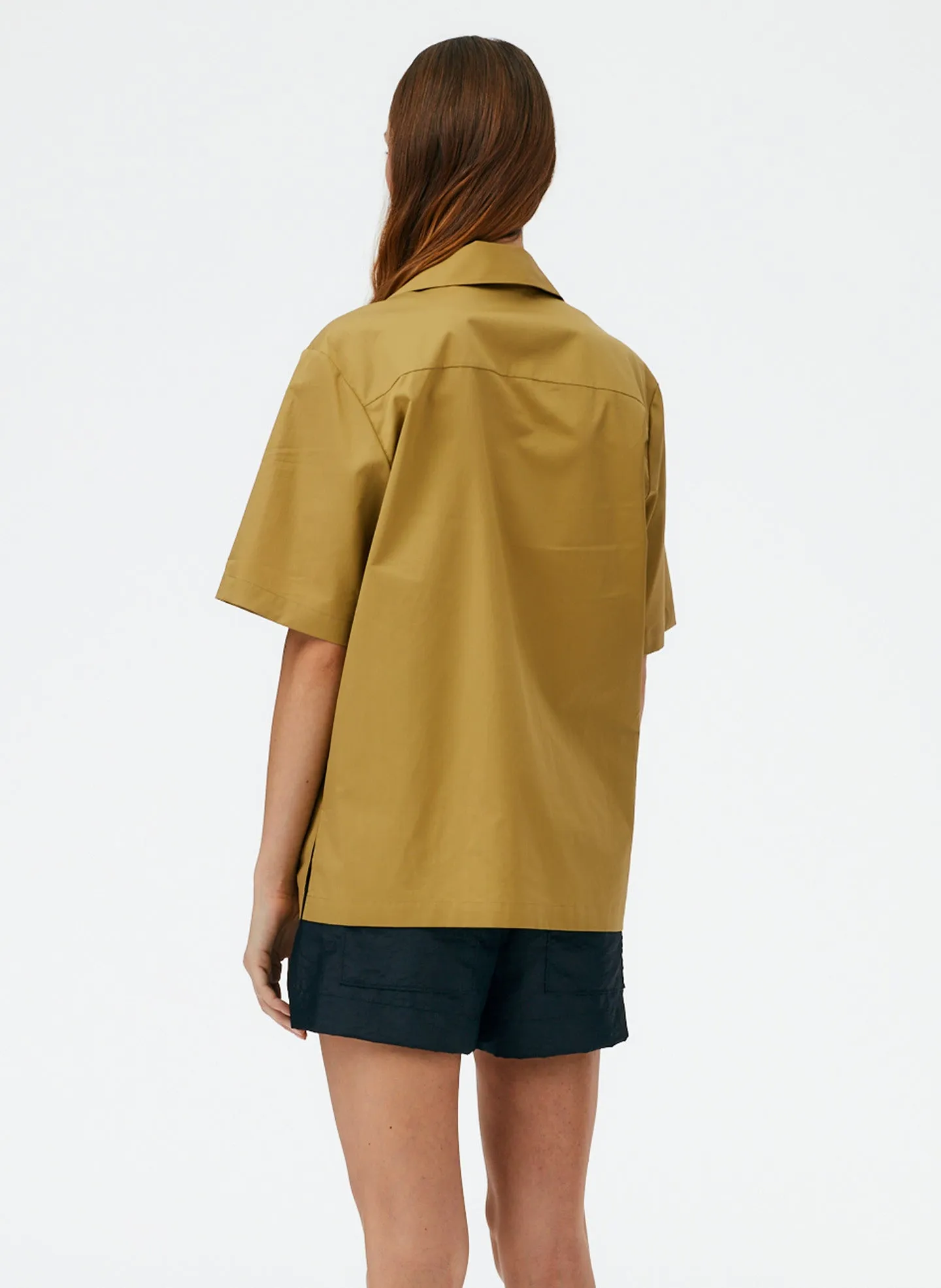 Eco Poplin Camp Shirt sold by Tibi product image thumbnail 3