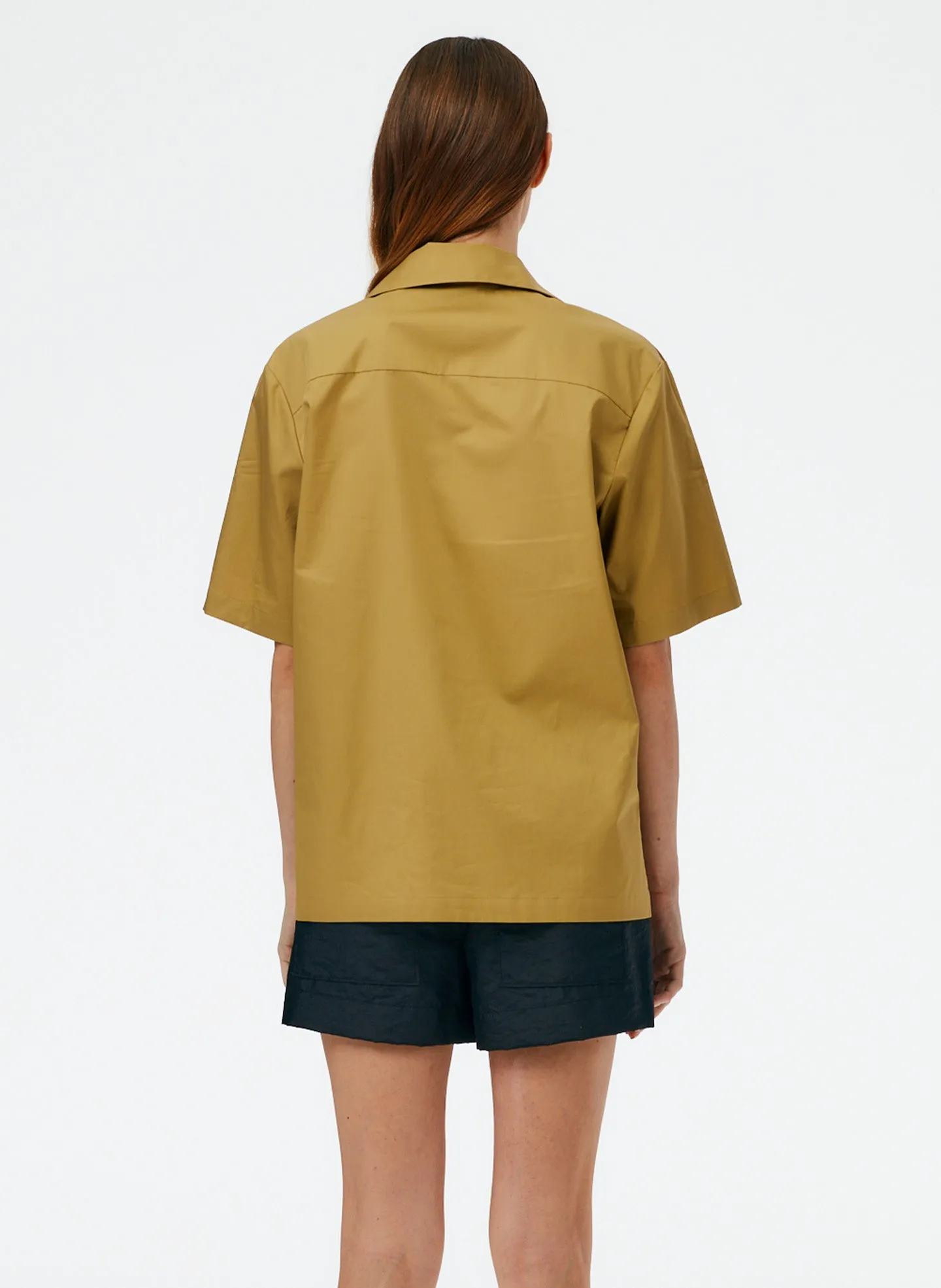 Eco Poplin Camp Shirt sold by Tibi product image thumbnail 4