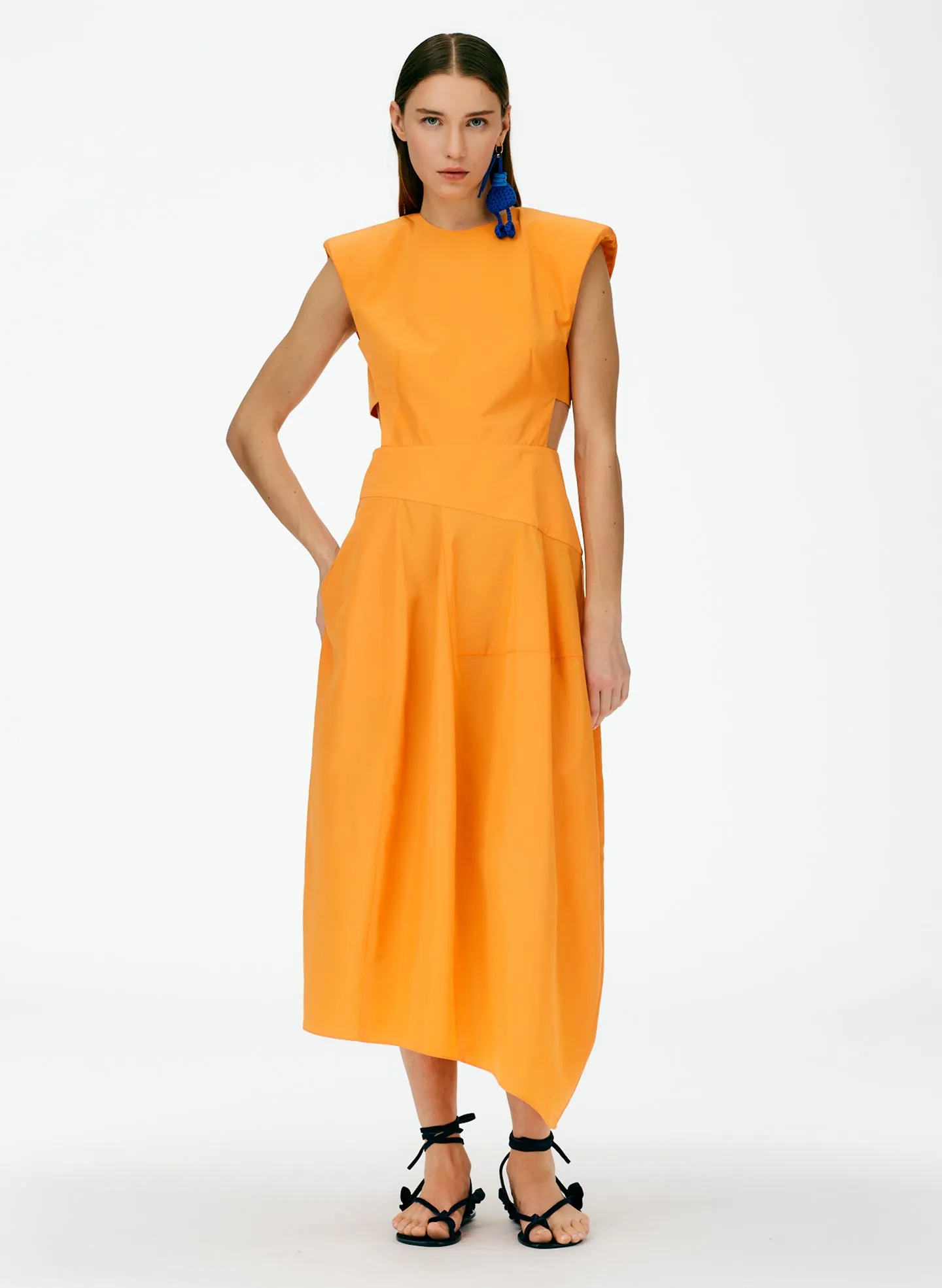 Italian Sporty Nylon Sleeveless Balloon Dress sold by Tibi product image thumbnail 5