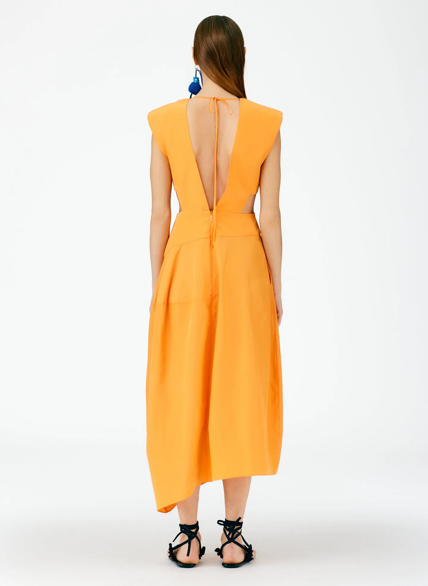 Italian Sporty Nylon Sleeveless Balloon Dress sold by Tibi product image thumbnail 4