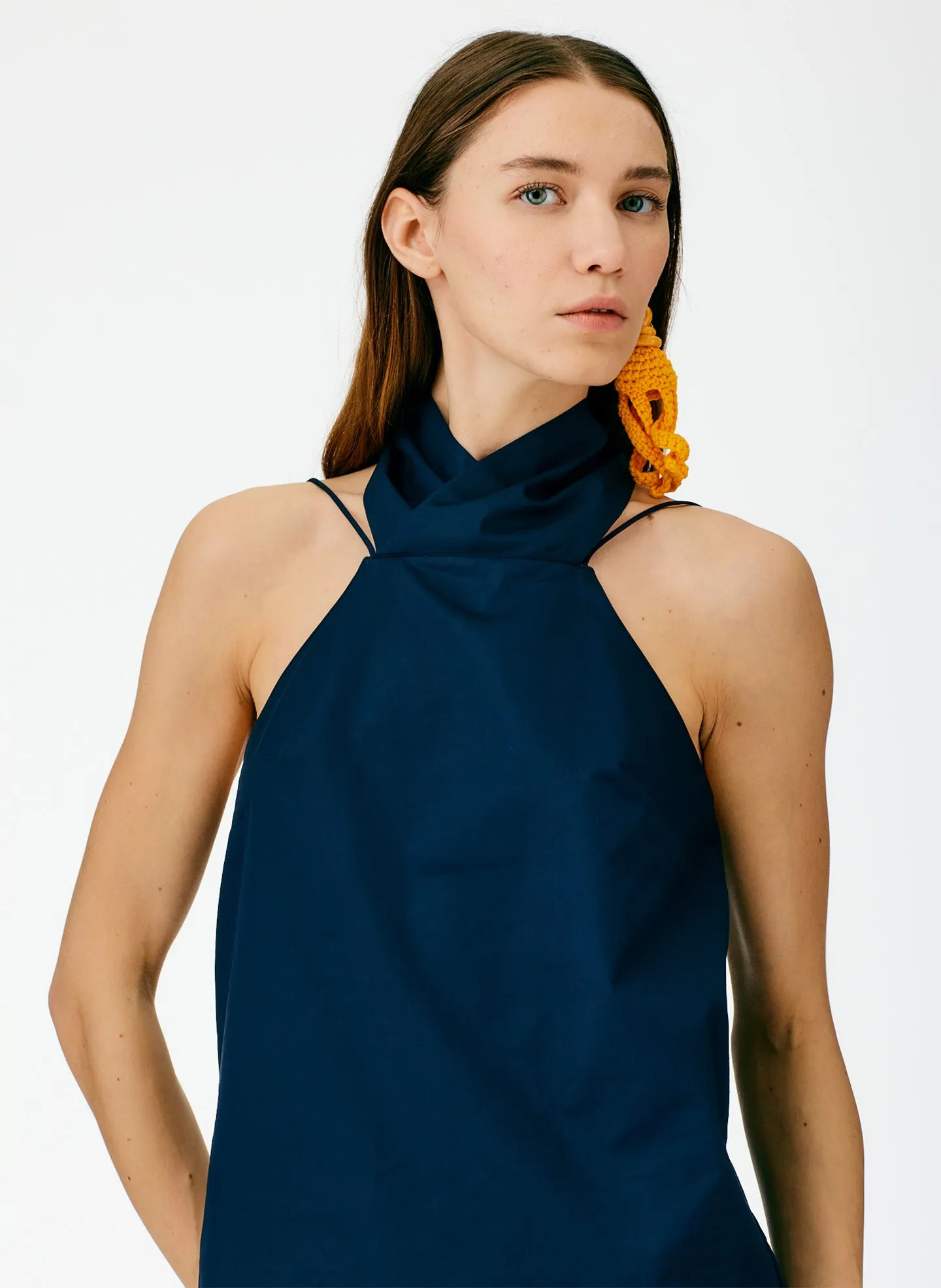 Eco Poplin Halter Top sold by Tibi product image thumbnail 5