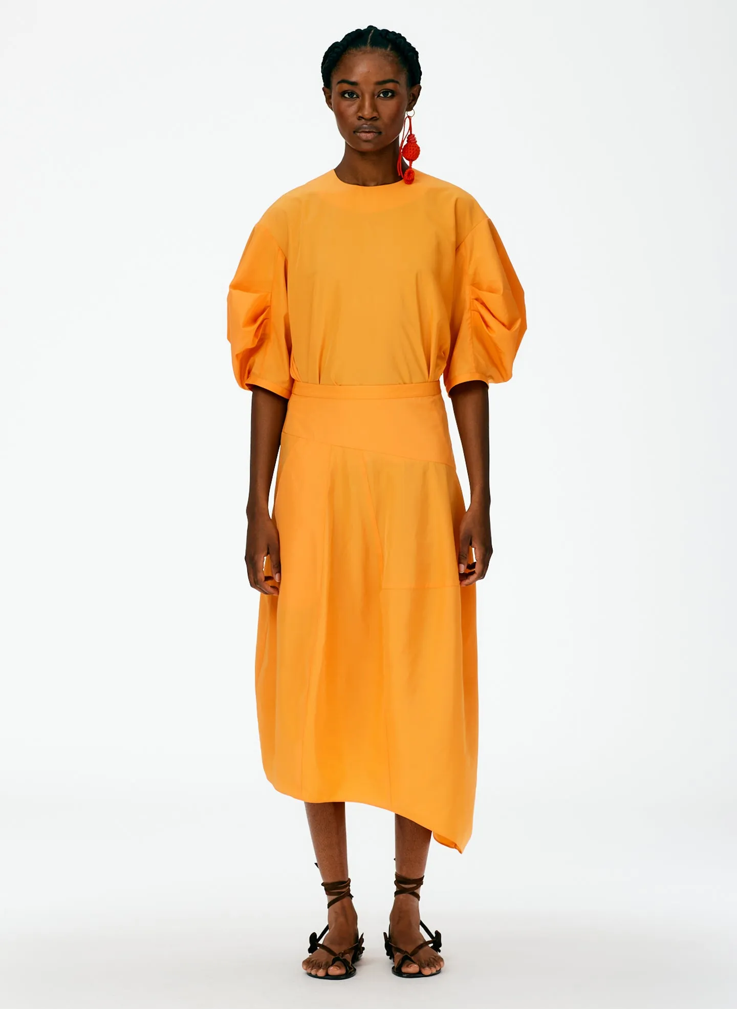 Italian Sporty Nylon Asymmetrical Balloon Skirt - Regular sold by Tibi