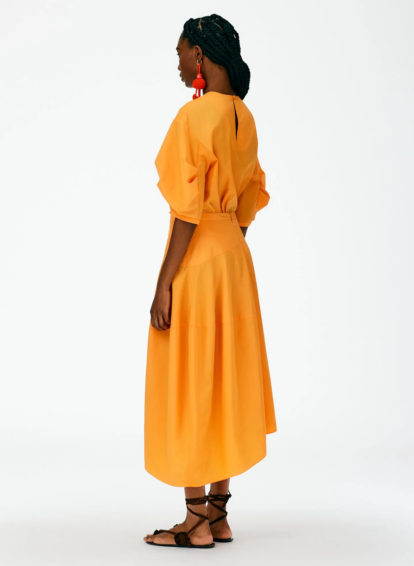 Italian Sporty Nylon Asymmetrical Balloon Skirt - Regular sold by Tibi product image thumbnail 4