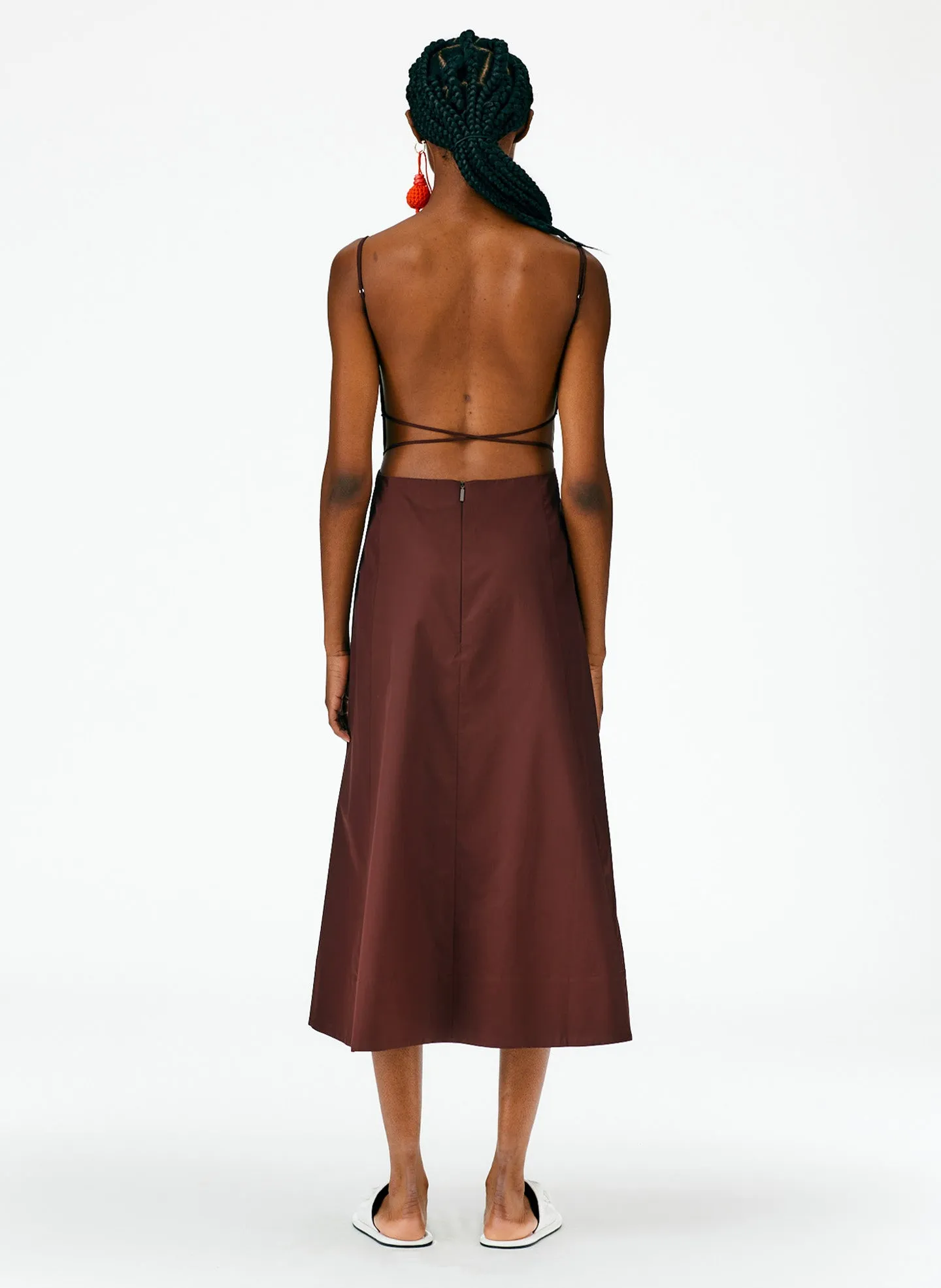 Eco Poplin Strappy Dress sold by Tibi product image thumbnail 5