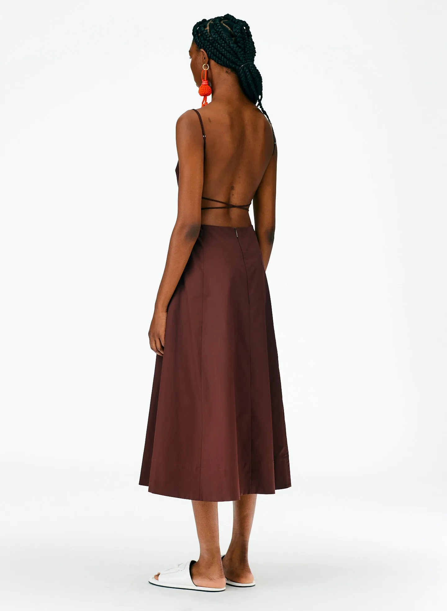 Eco Poplin Strappy Dress sold by Tibi product image thumbnail 4