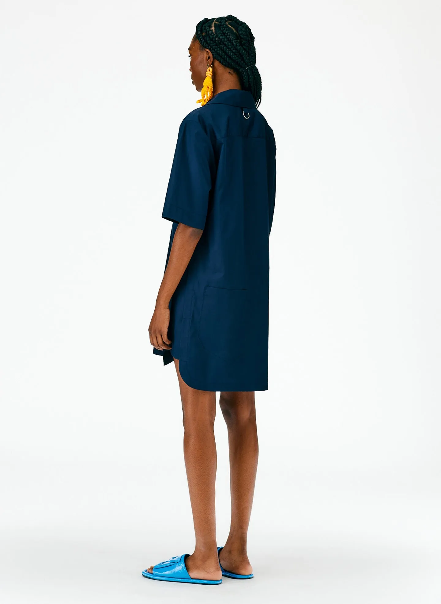 Eco Poplin Camp Dress sold by Tibi product image thumbnail 3