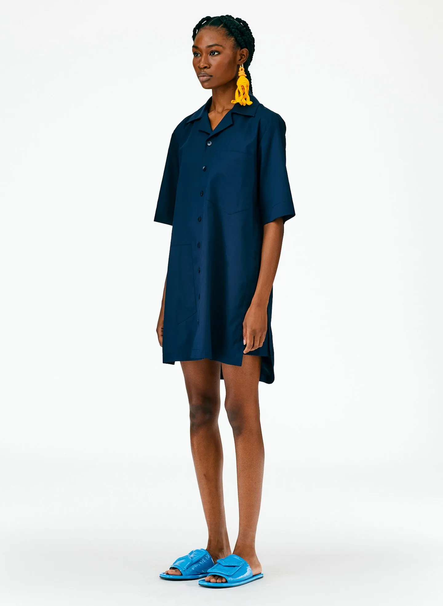 Eco Poplin Camp Dress sold by Tibi product image thumbnail 2