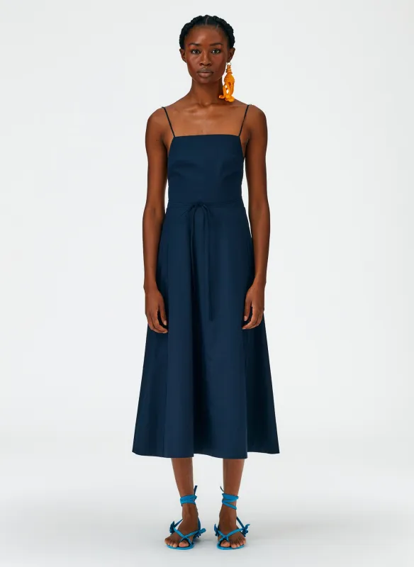 Eco Poplin Strappy Dress made by Tibi