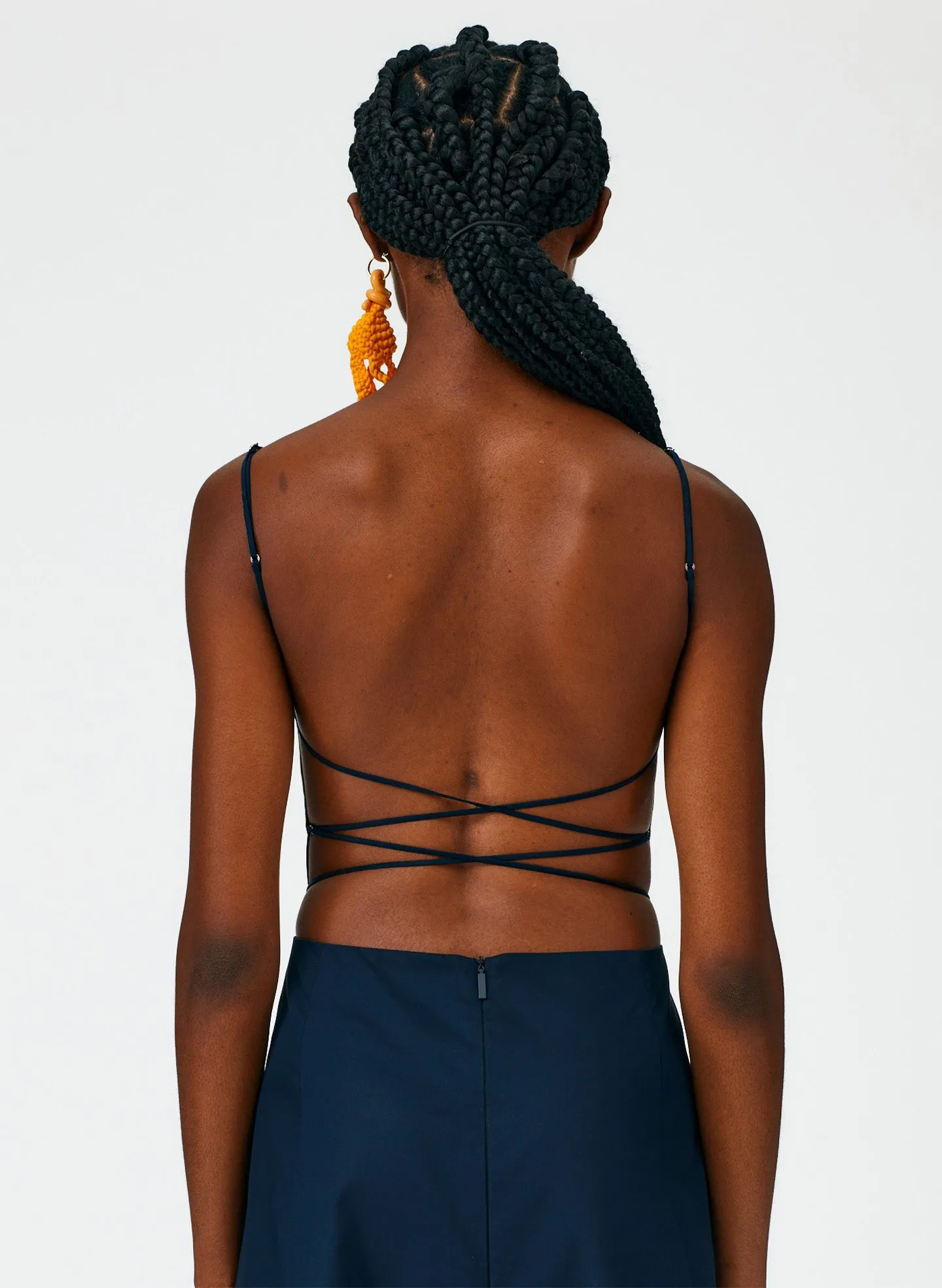 Eco Poplin Strappy Dress sold by Tibi product image thumbnail 4