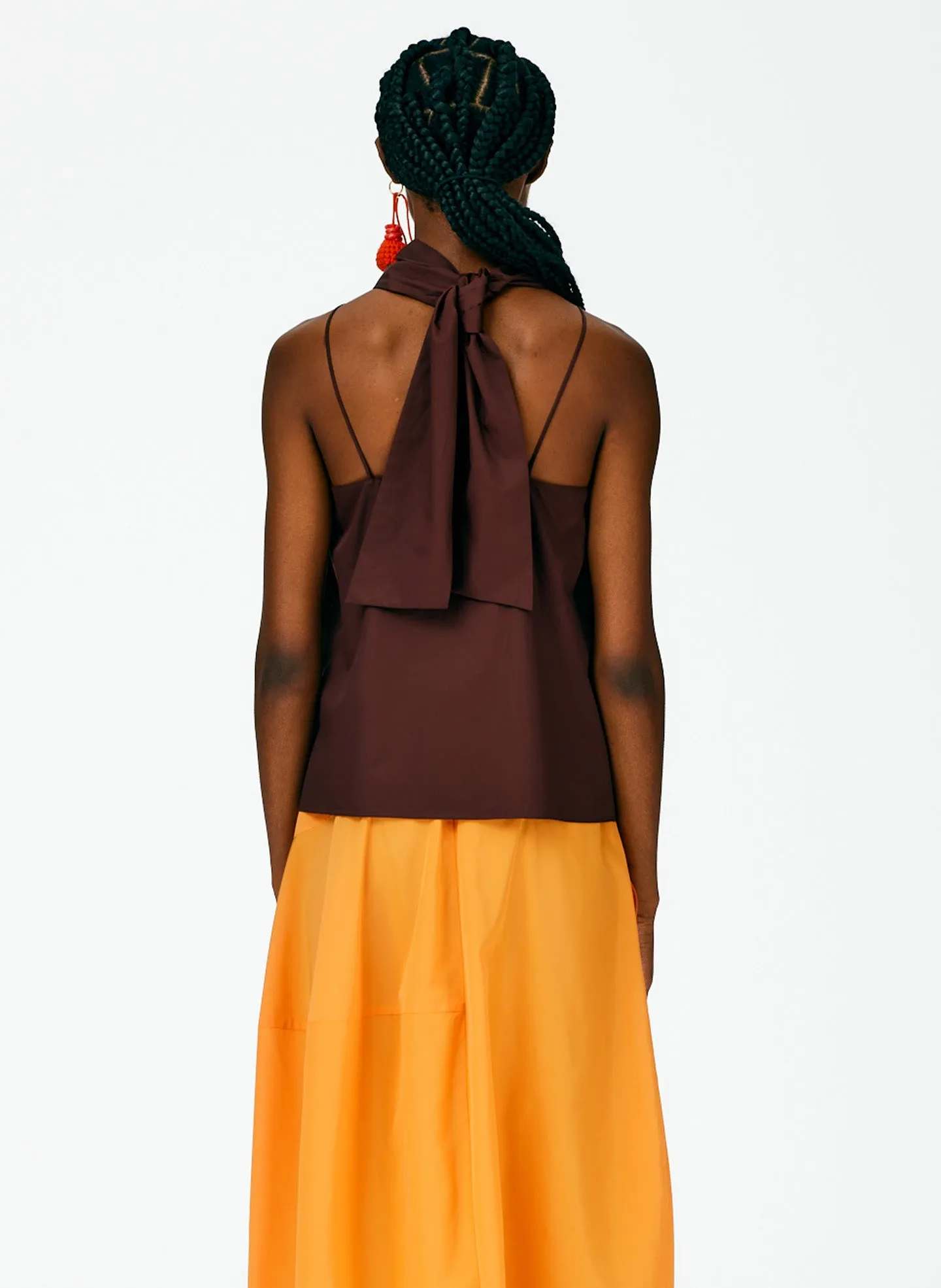 Eco Poplin Halter Top sold by Tibi product image thumbnail 5