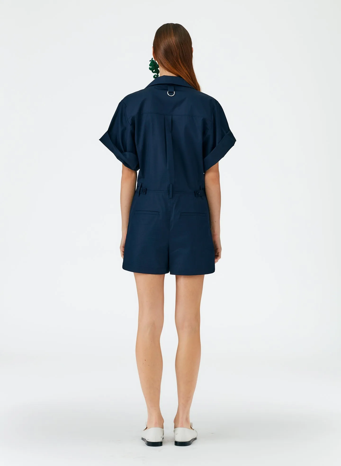 Eco Poplin Short Jumpsuit sold by Tibi product image thumbnail 4