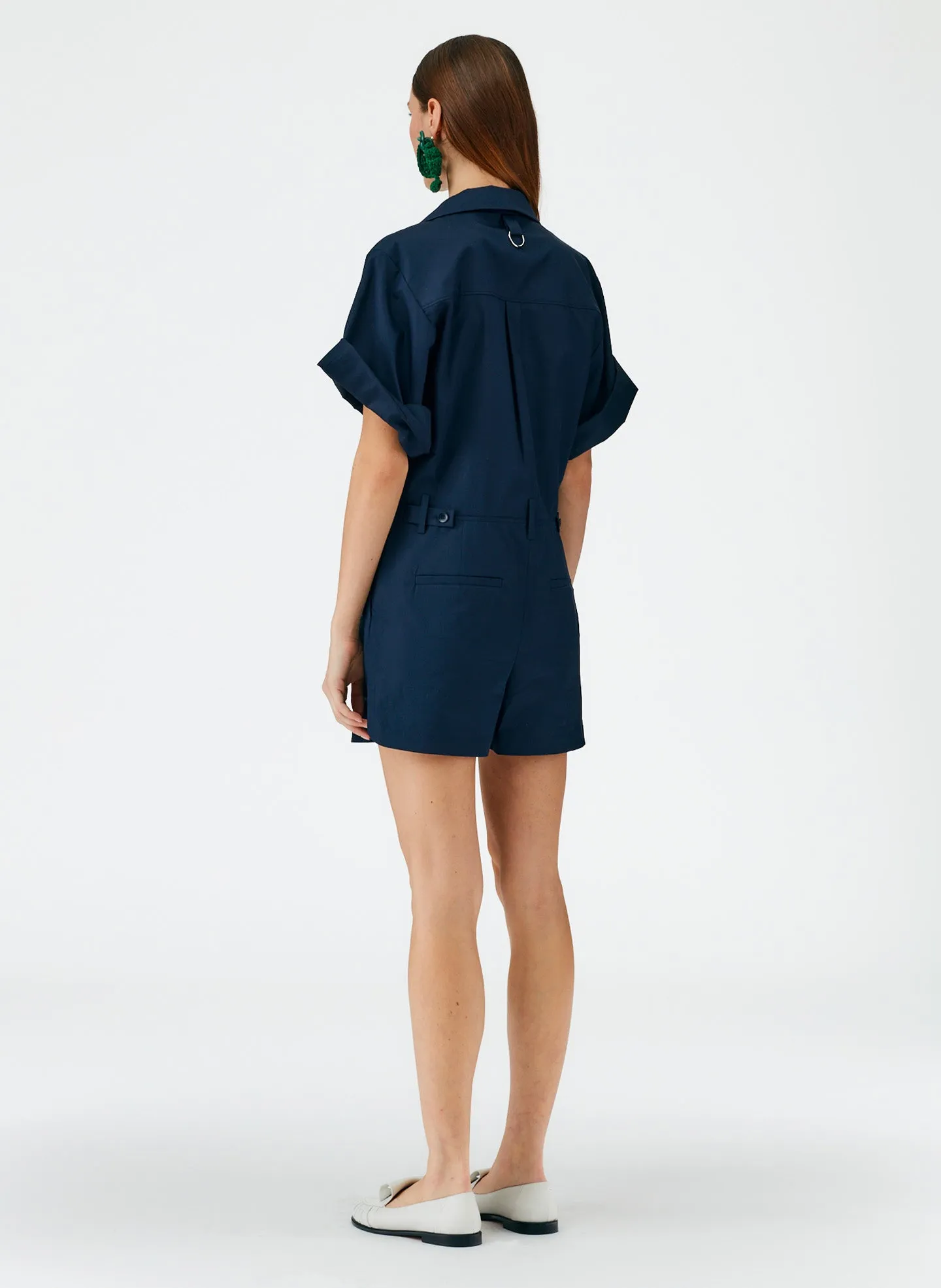 Eco Poplin Short Jumpsuit sold by Tibi product image thumbnail 3