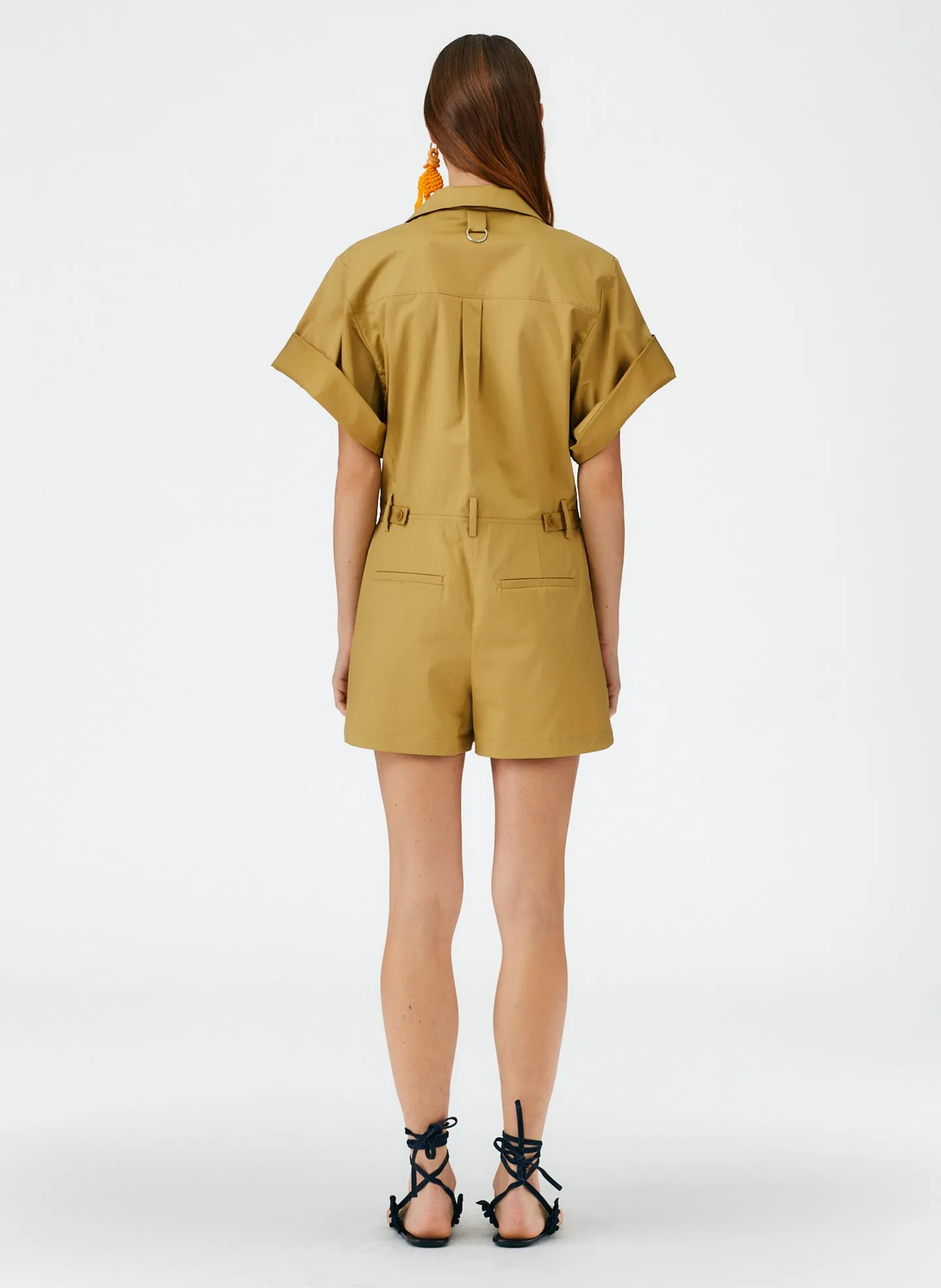 Eco Poplin Short Jumpsuit sold by Tibi product image thumbnail 4
