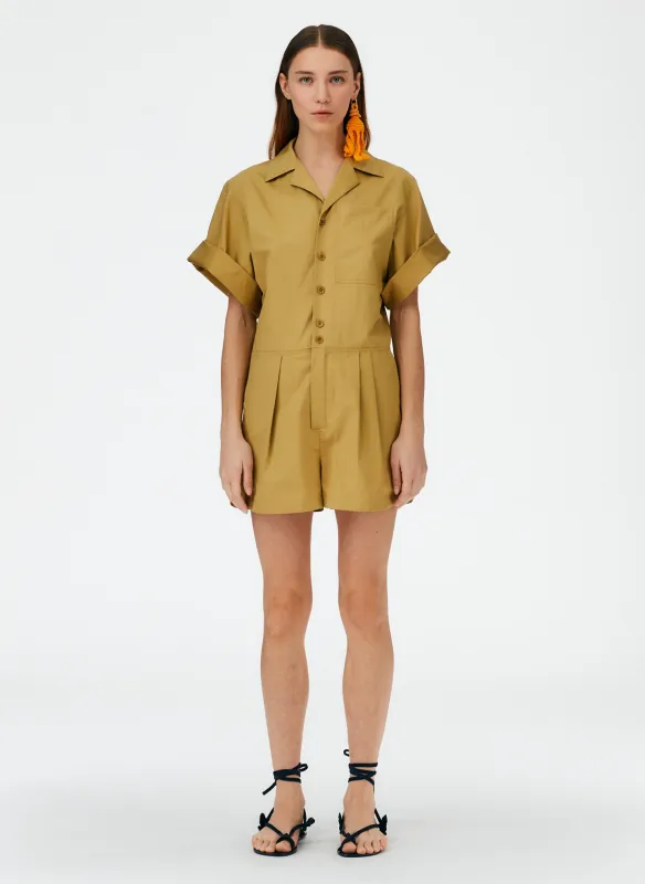 Eco Poplin Short Jumpsuit made by Tibi