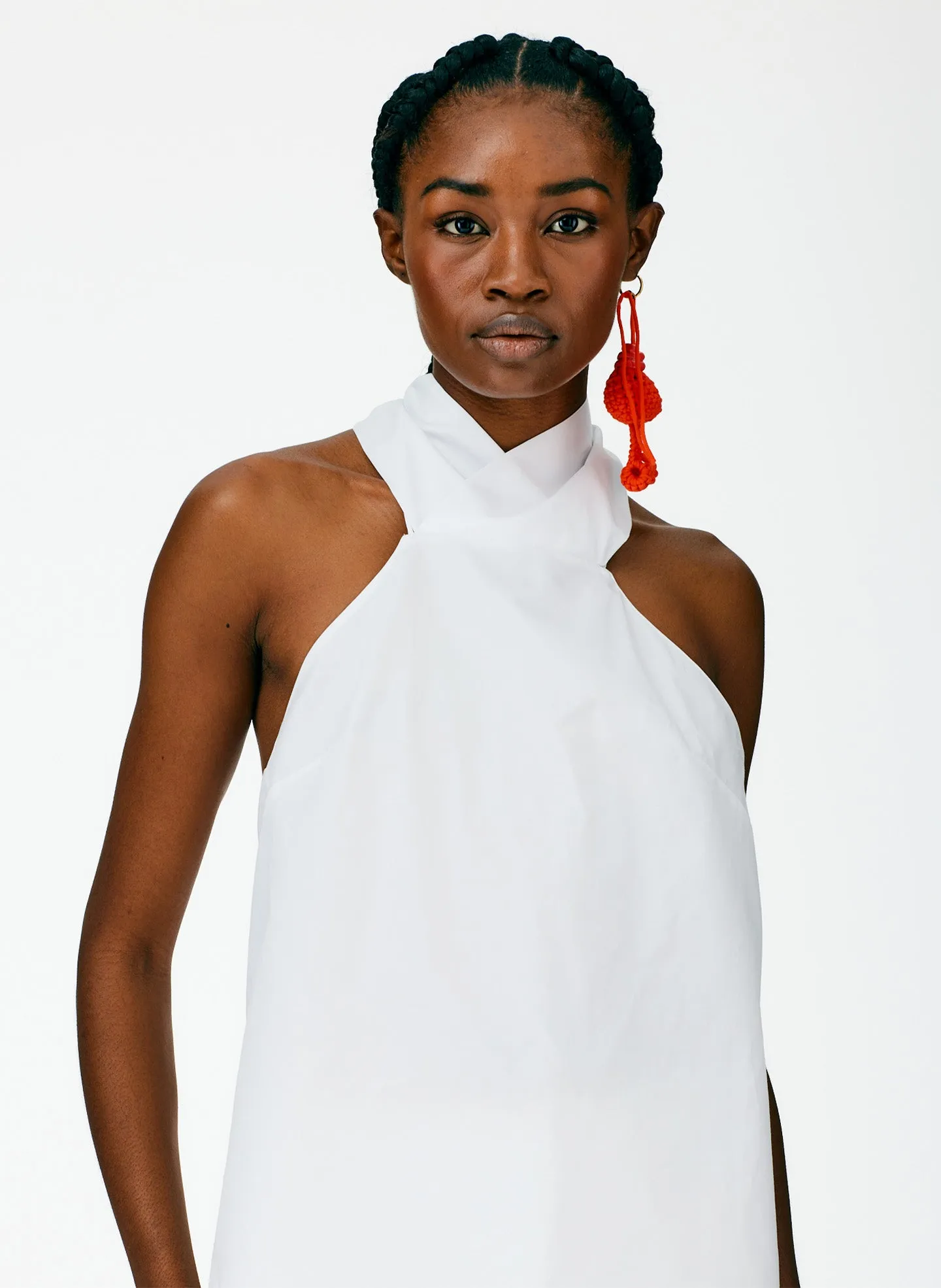 Eco Poplin Halter Top sold by Tibi product image thumbnail 5